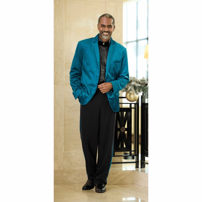 Melvin Velvet Suit - MIDNIGHT VELVET CATALOG