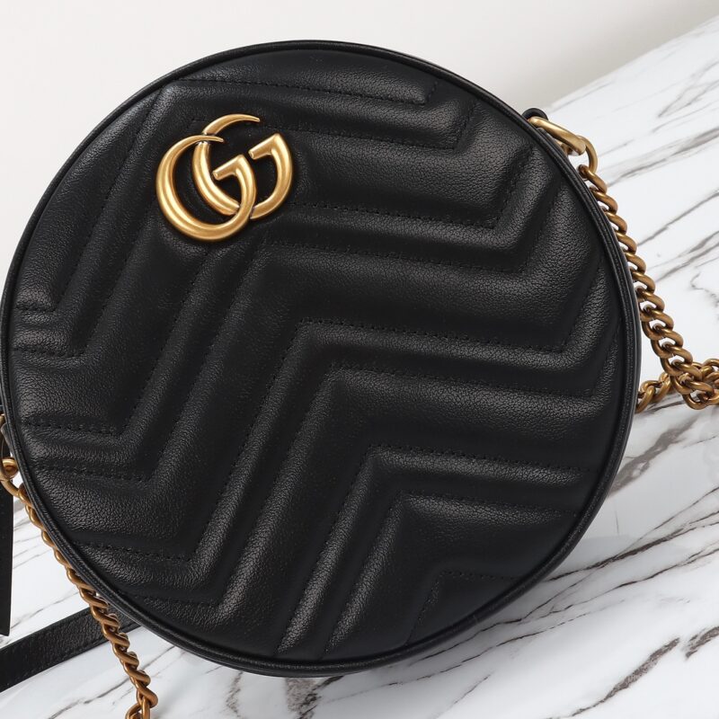 Replica Gucci GG Mormont Round Black1:1High-quality replica