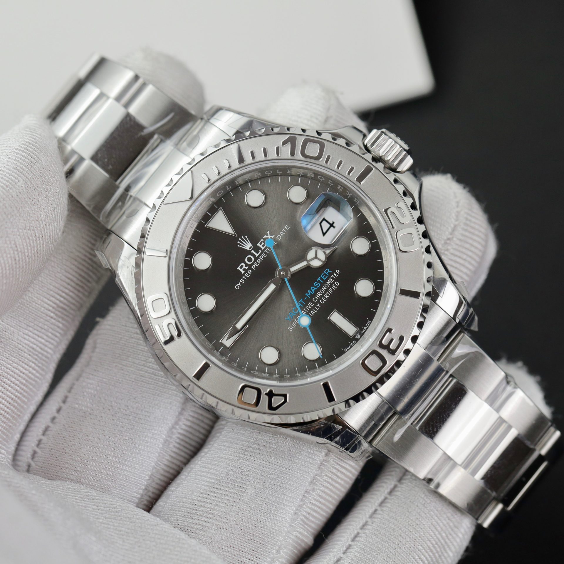 Rolex Replica Watch Yacht-Master 268622 Gray Dial VS Factory 40mm - Top club