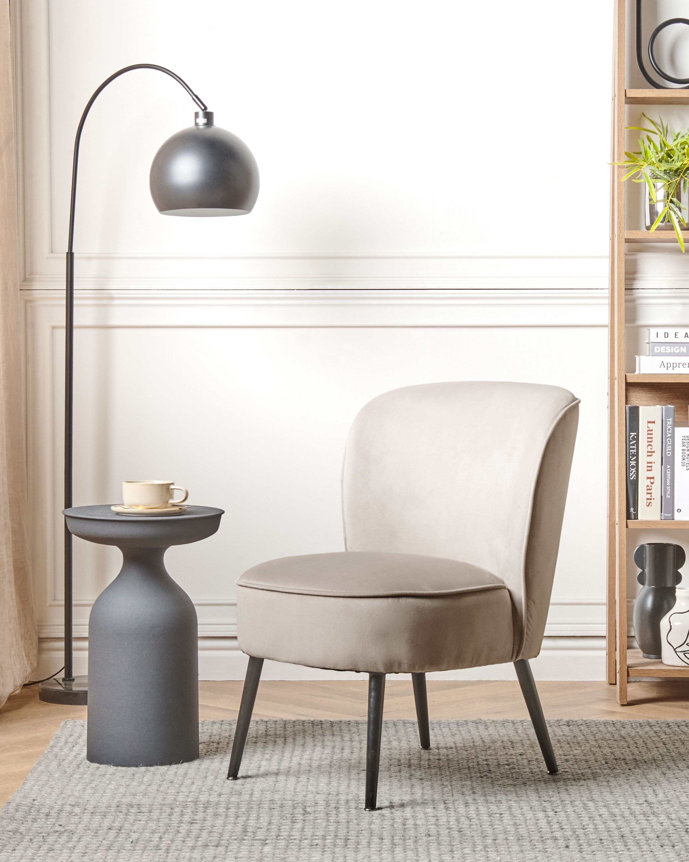 Armchair VOSS Velvet Taupe