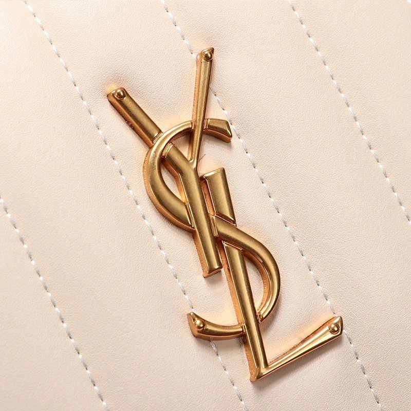Saint Laurent Vicky Belt Bag In Matelasse Leather Apricot Gold - 1:1High-quality replica