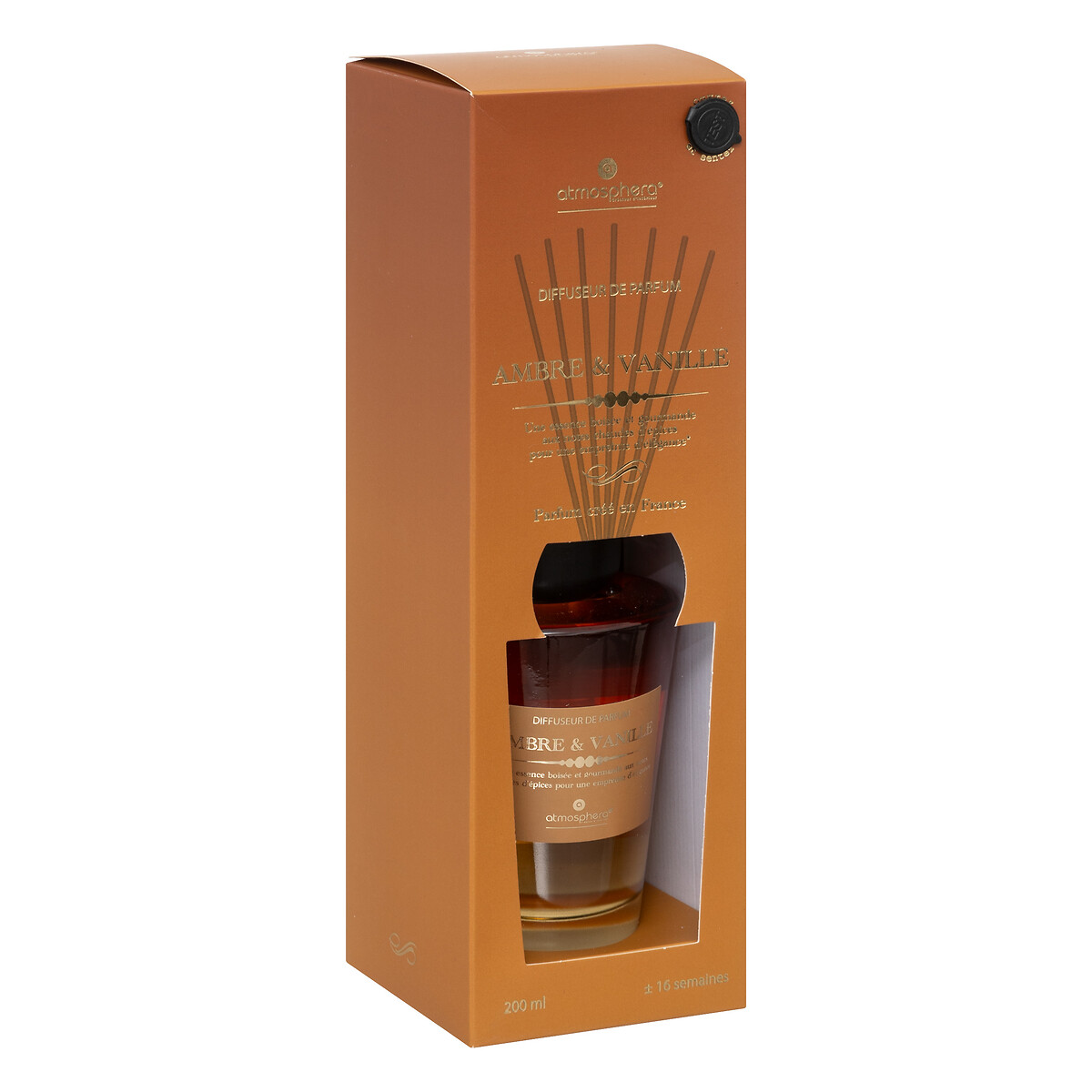 "Alma" fragrance diffuser Vanilla and amber, 200ml