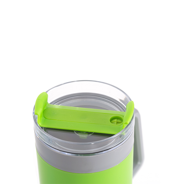 1200ml Big Capacity Plastic Desk Water Bottle with Handle and Straw for Boiling Water for Office Use