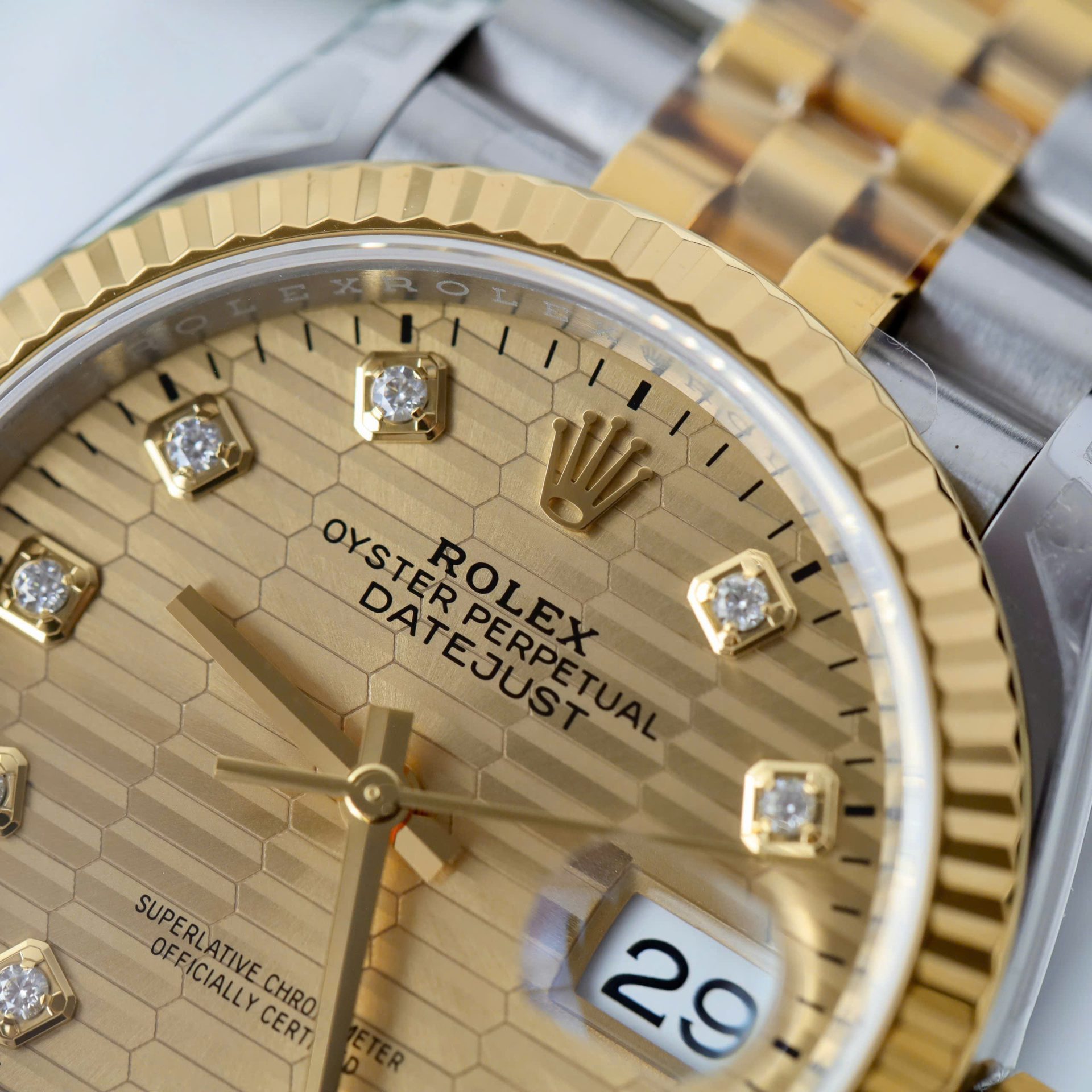 Rolex DateJust 126231 Replica Watch M��u Demi Motif Dial VS Factory 36mm - Top club