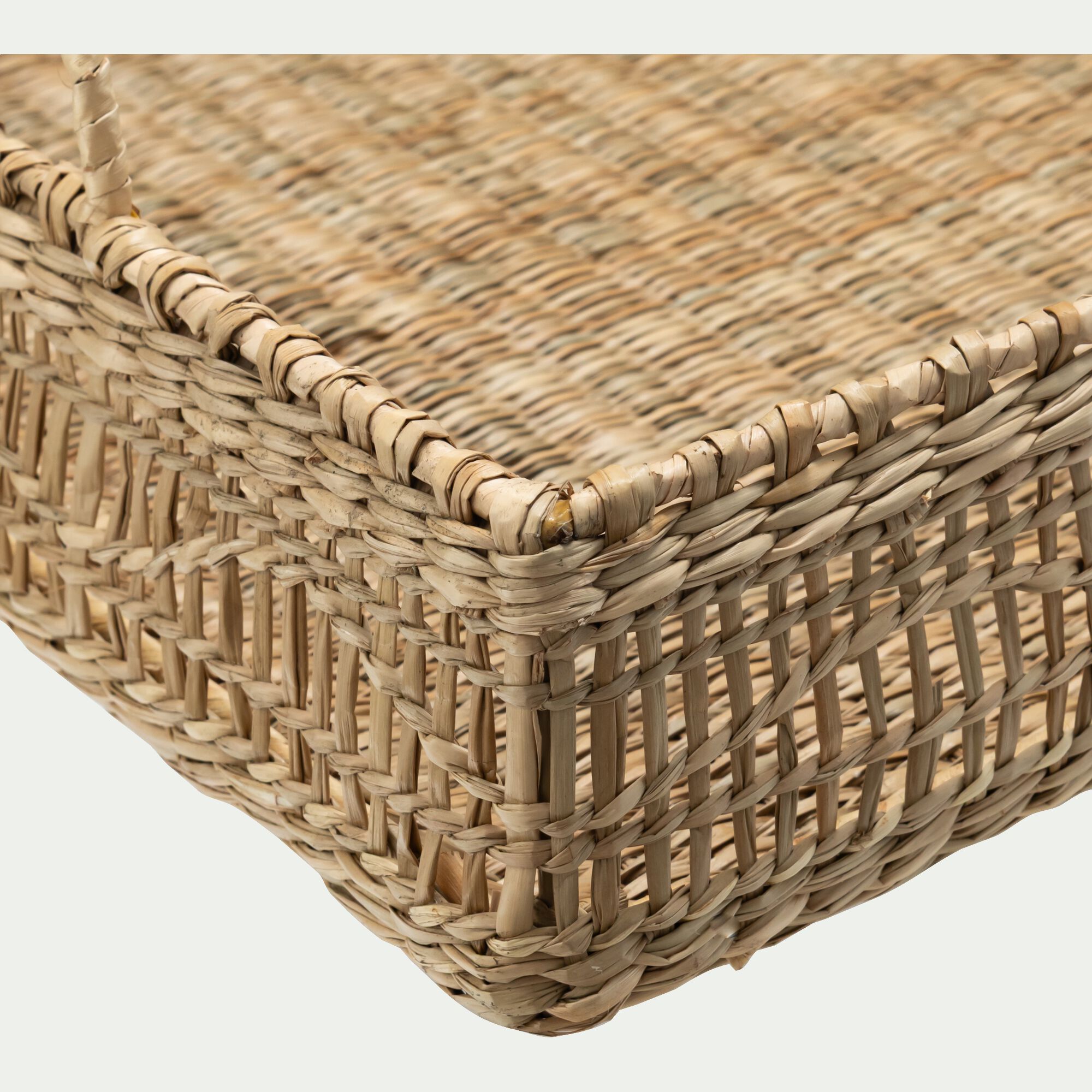 TRESSE - Plateau de présentation en jonc de mer L50cm - naturel
