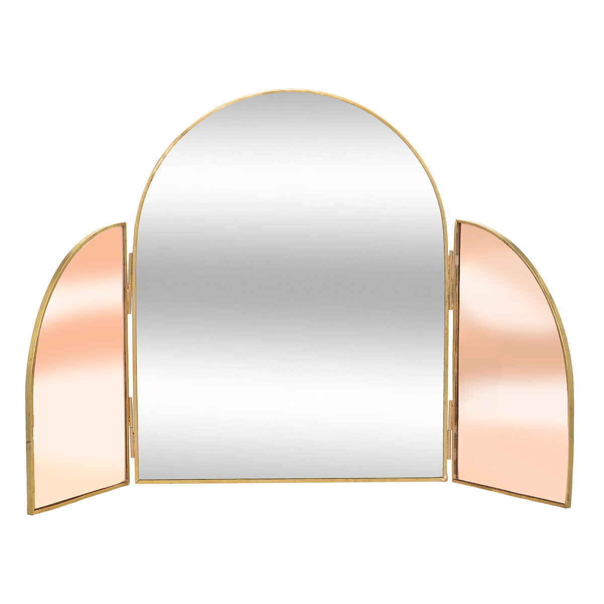 Mirror Brass, pink, h.40,5 cm