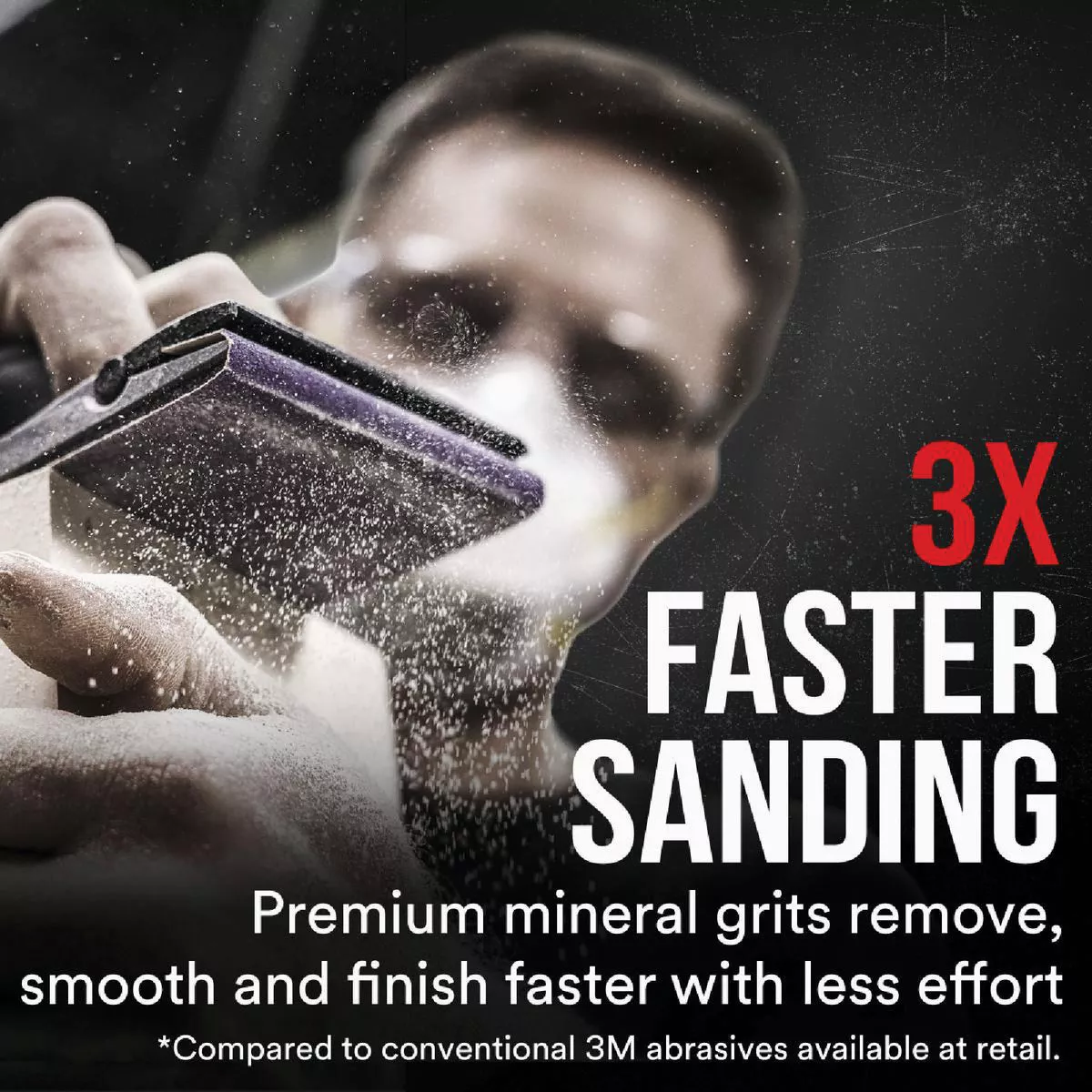3M Pro Grade Precision 9 In. x 11 In. 180 Grit Sandpaper Sheet with No-Slip Grip Backing (3-Pack)