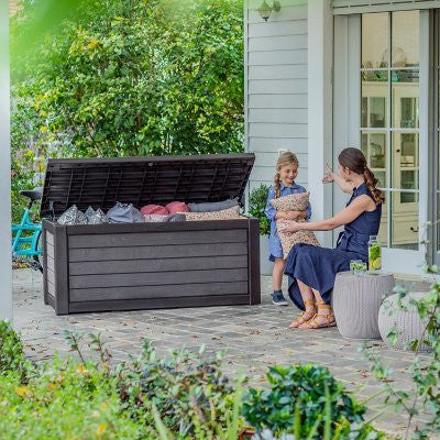 Keter Resin Outdoor Deck Box, 165 Gallon - 61.22 x 28.52 x 27.34 - Image 2 Keter Resin Outdoor Deck Box, 165 Gallon - 61.22 x 28.52 x 27.34 - Image 2