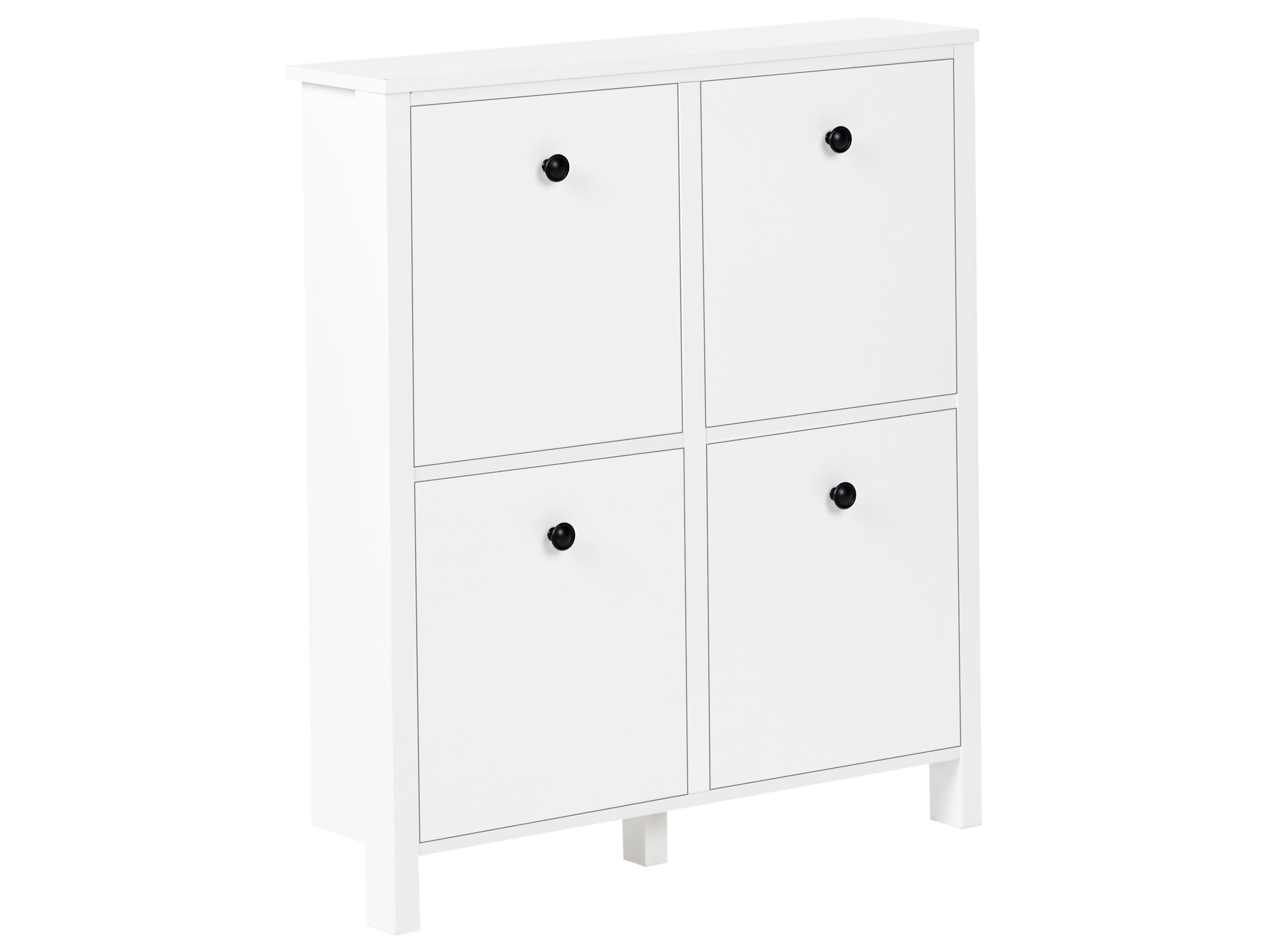 Shoe Storage Cabinet GIBSON White