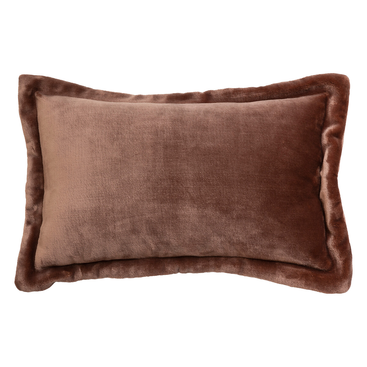 Flannel cushion "Cuddly" Brown, 38x58 cm