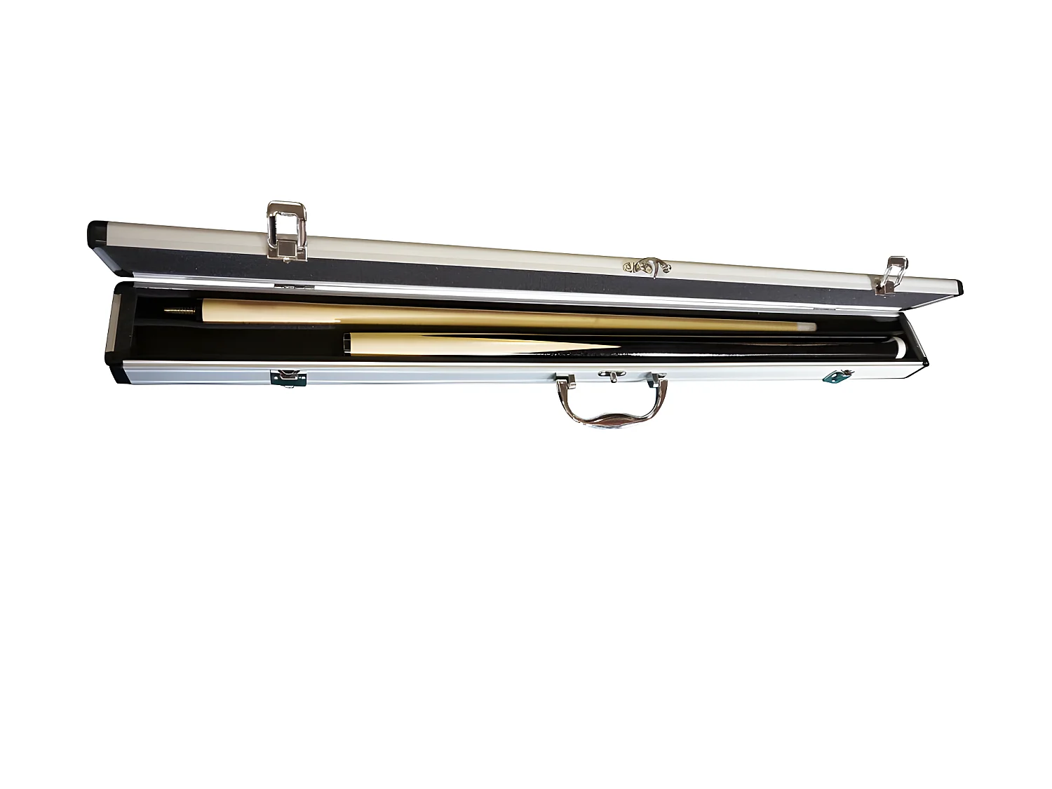 Boitier rigide Noir et Argent pour Queue de Billard