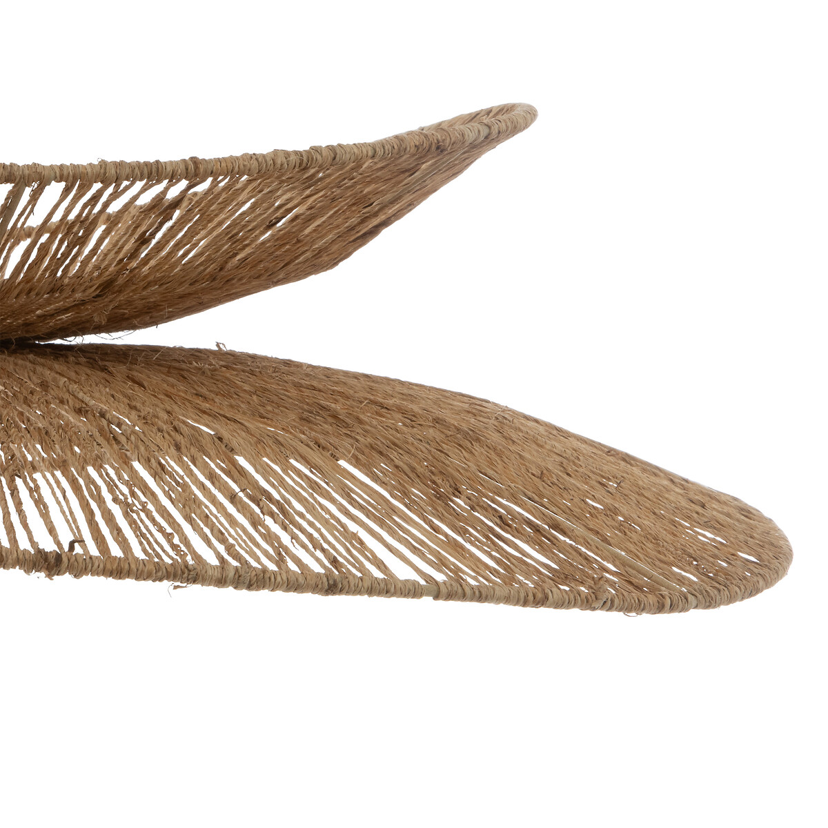 Pendant Light "Alara" Jute, Beige, D. 69.5 cm