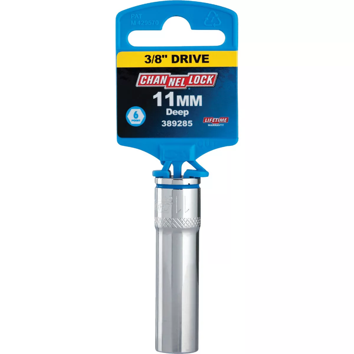 Channellock 3/8 In. Drive 11 mm 6-Point Deep Metric Socket