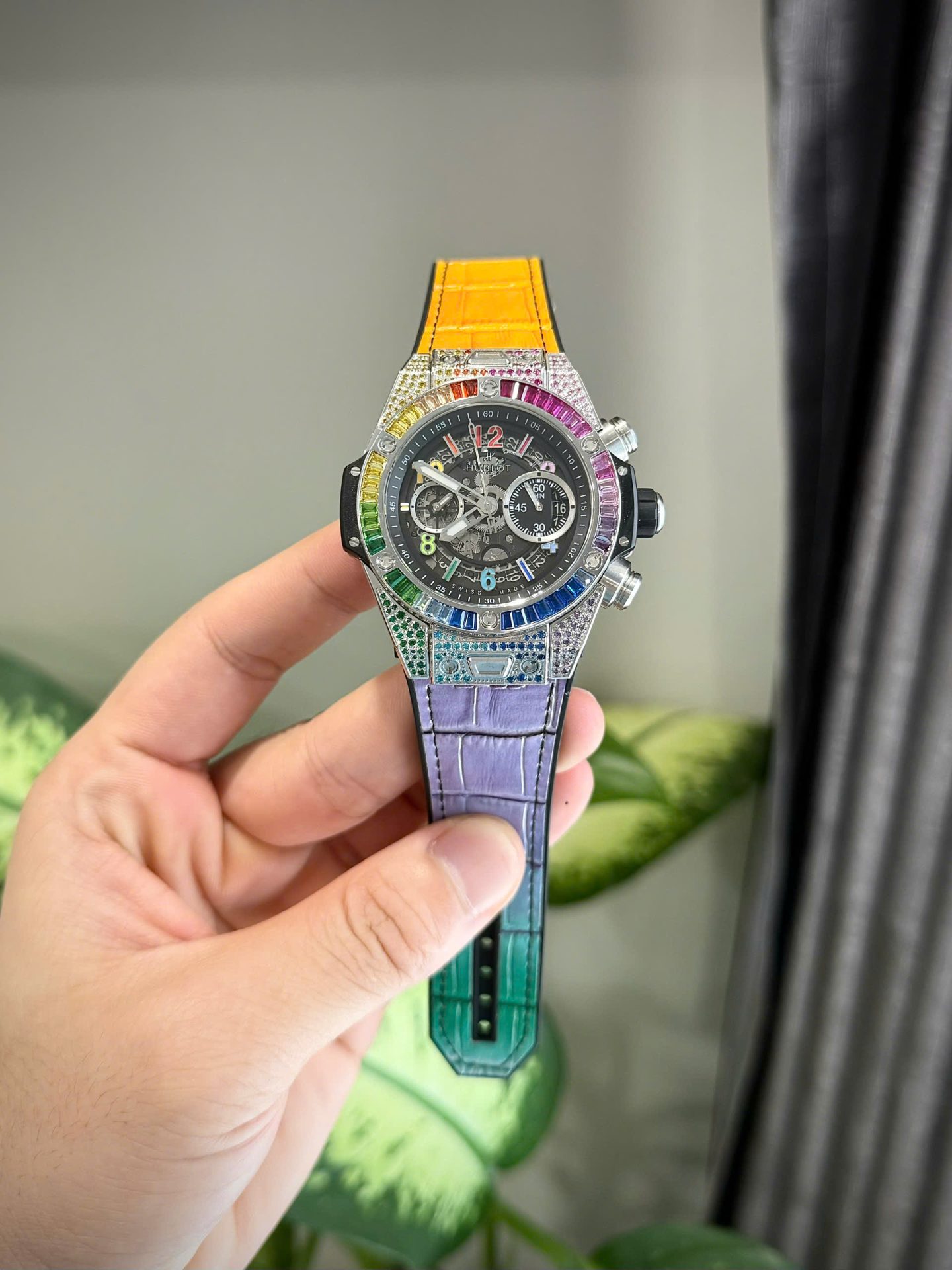 Hublot Big Bang Unico Rainbow Titanium Replica 11 Watch BBF Factory 45mm - Elite Watch Atelier