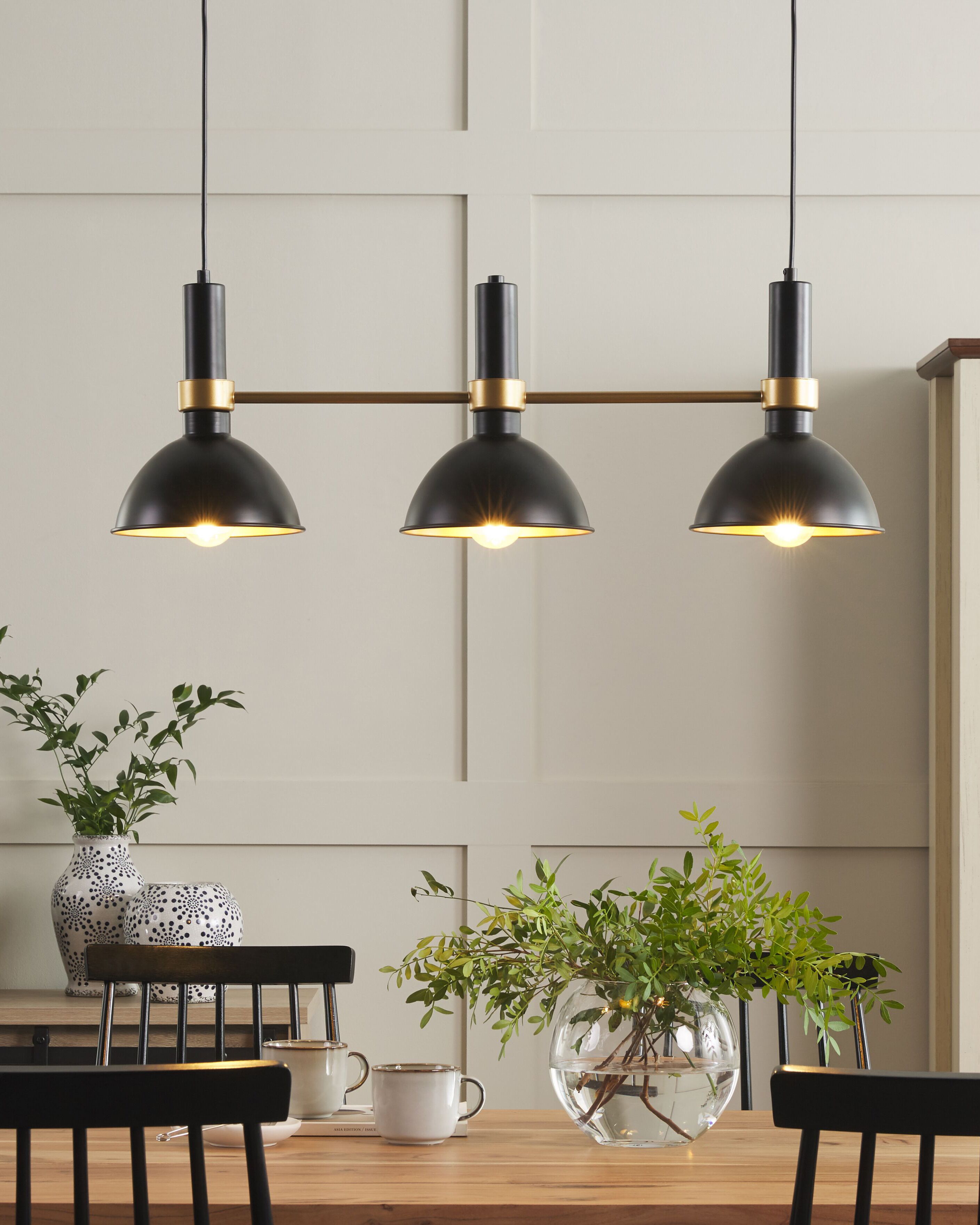 Pendant Lamp BELES Metal Black