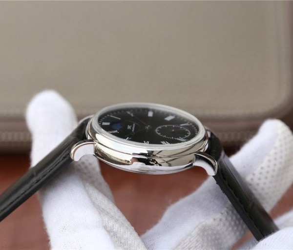Replica IWC Vintage IW544801 Black Dial Black Leather Strap - Top club