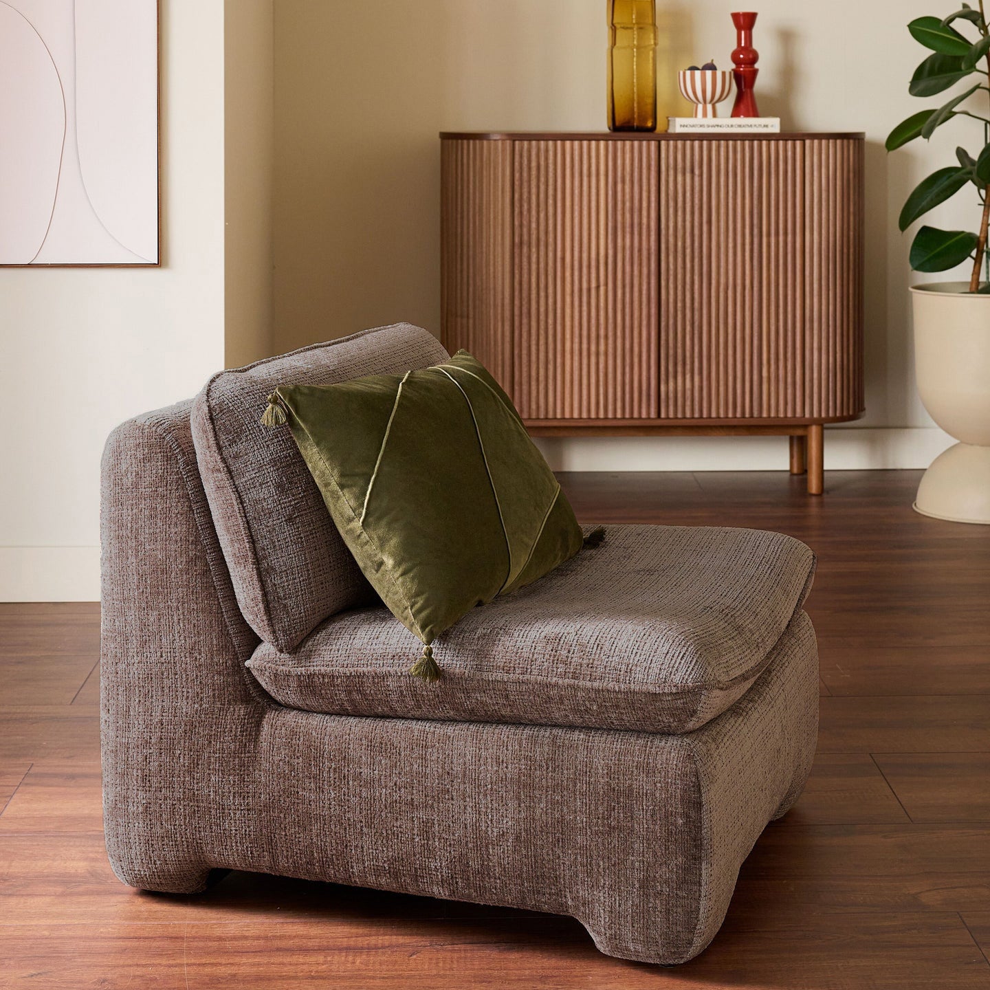 Blokker Pombo Fauteuil - Dusty Brown