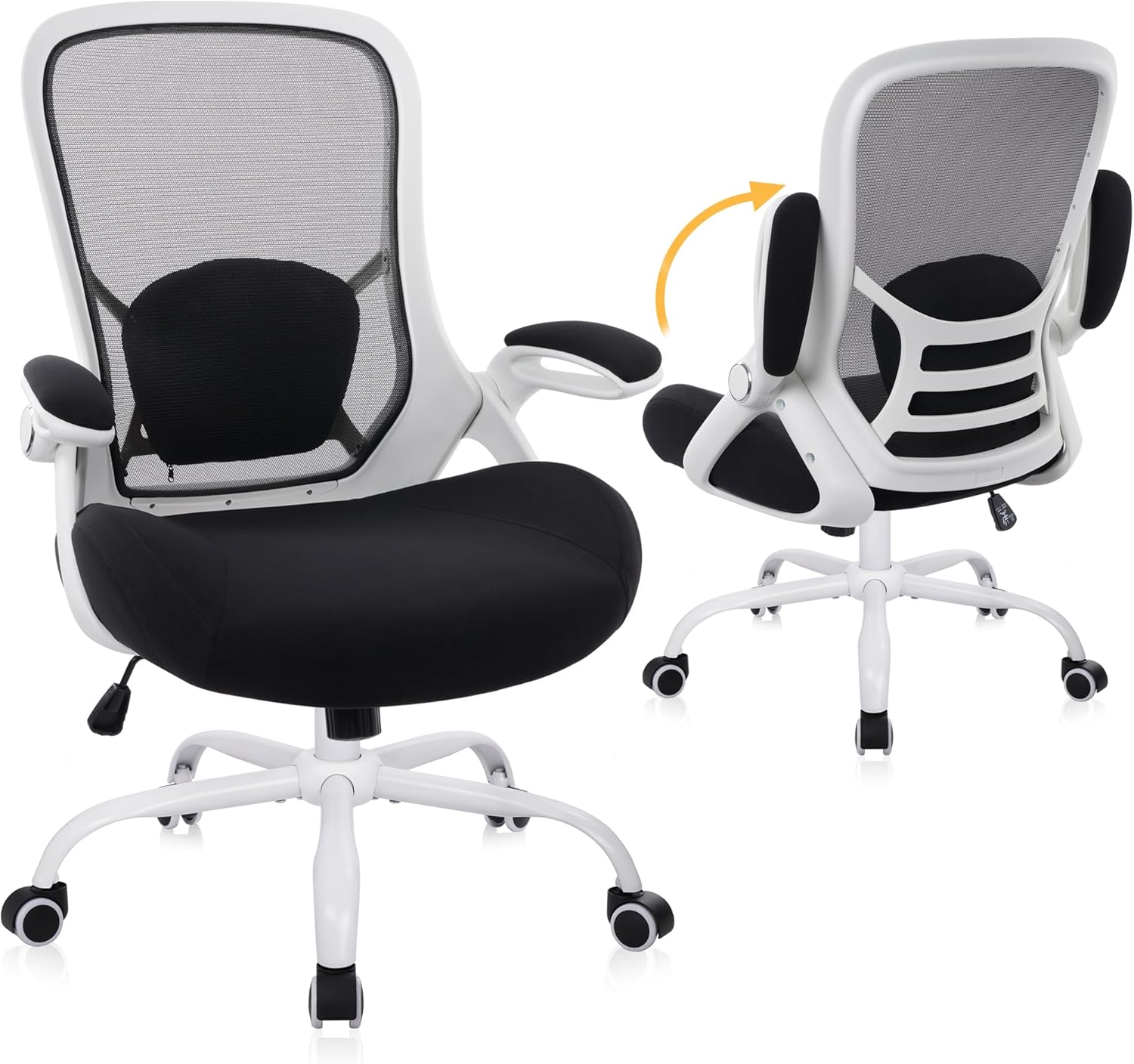 HYLONE 400lbs Heavy Duty Office Chair, 5