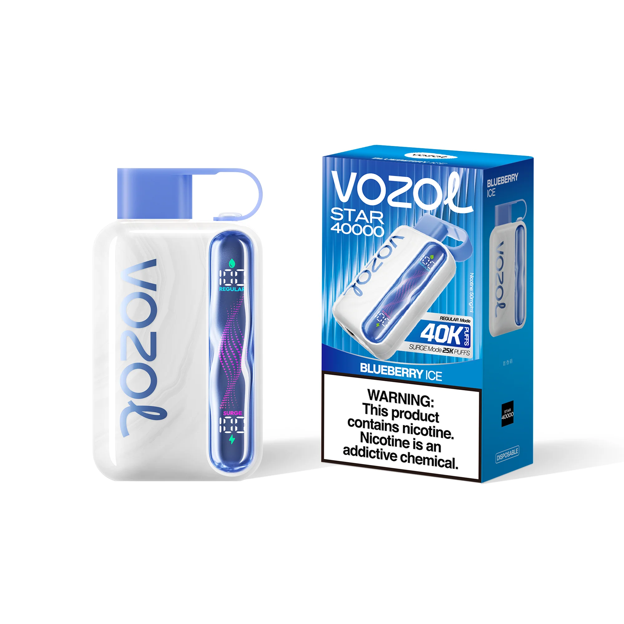 VOZOL STAR 40K jednorazowy e-papieros (wszystkie smaki)