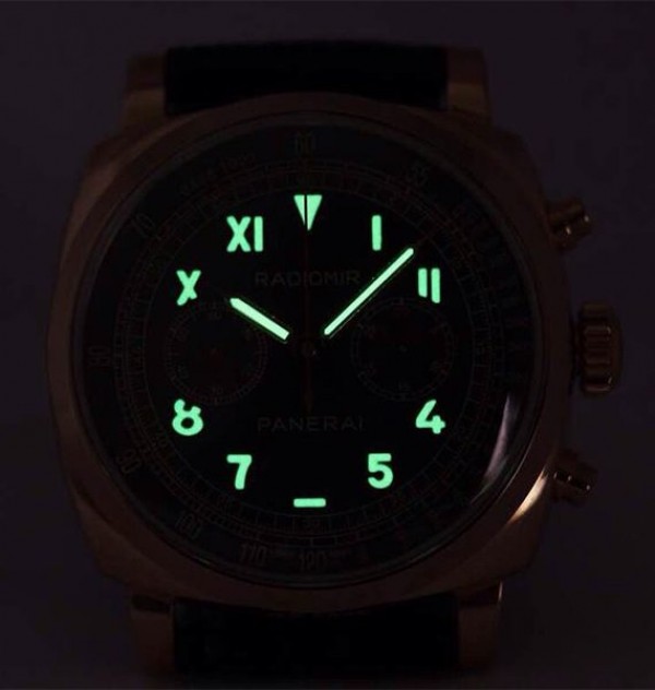 Replica Panerai XF PAM519 Leather Strap Manual Winding Chrono - Top club