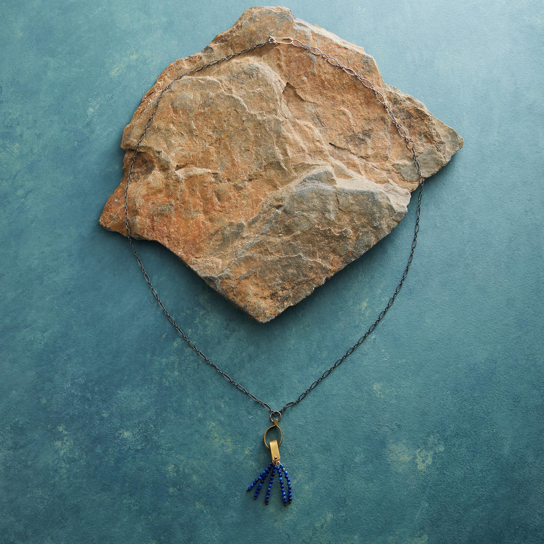 Lapis Tassel Necklace - Sundance Clothing