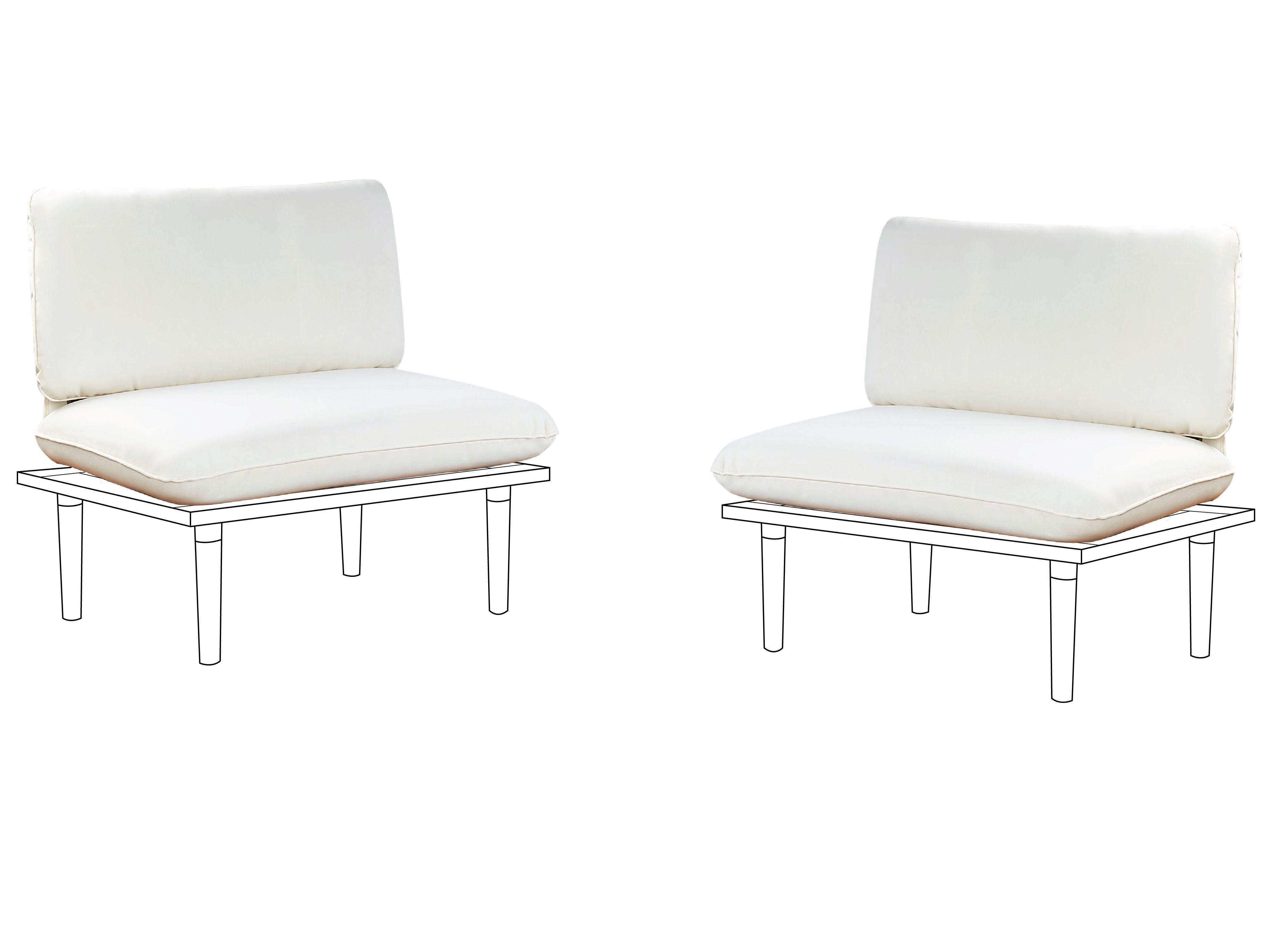 Outdoor Cushion Cover Set FRASCATI Off-White