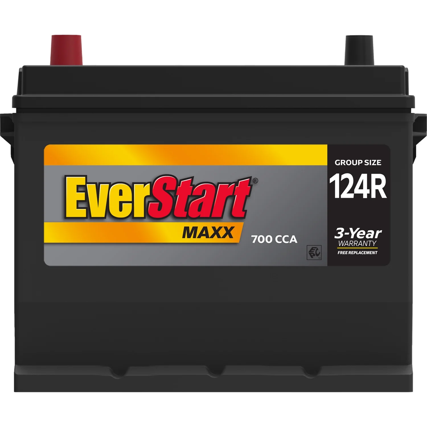 Alternative view of EverStart Maxx Lead Acid Automotive Battery, Group Size 124R 12 Volt, 700 CCA