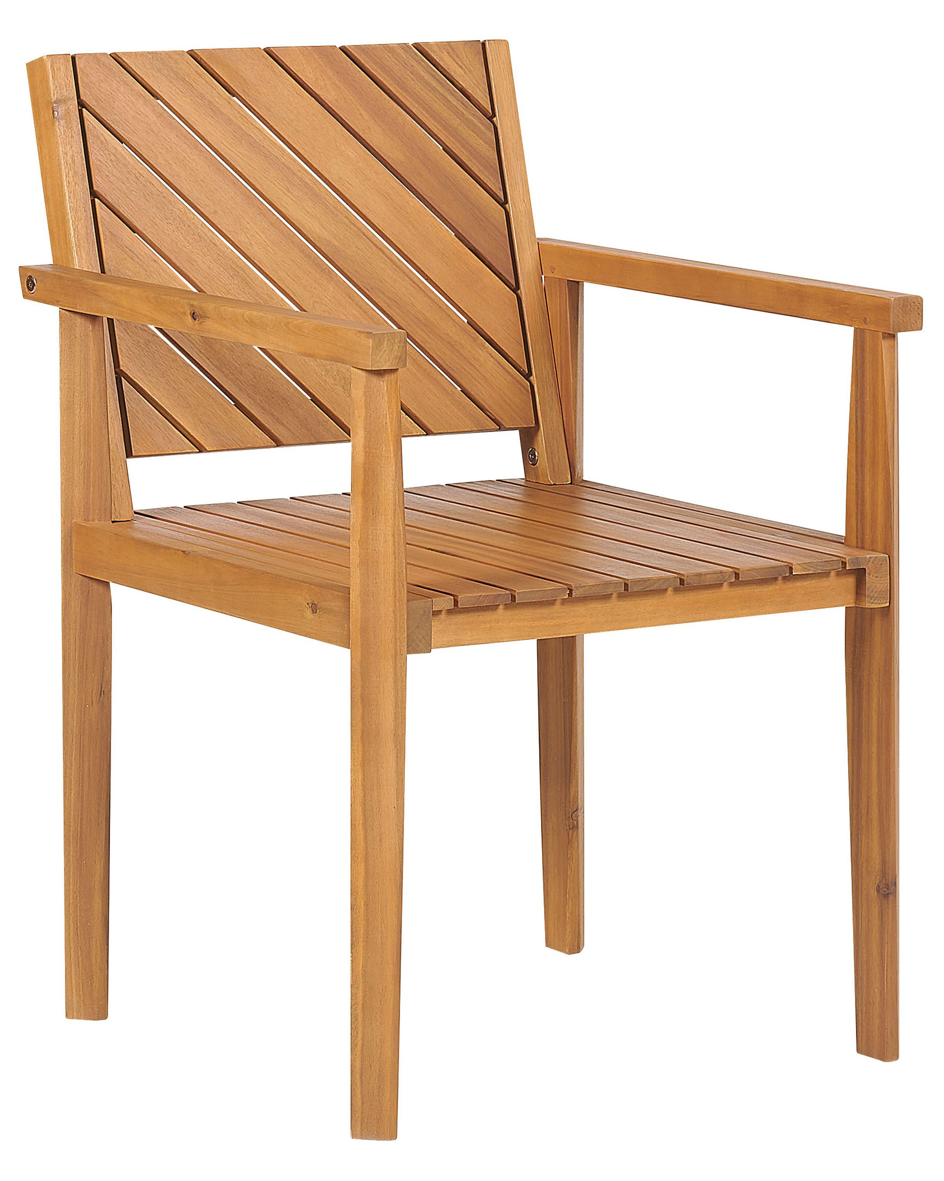 Garden Chair BARATTI Acacia Wood Brown