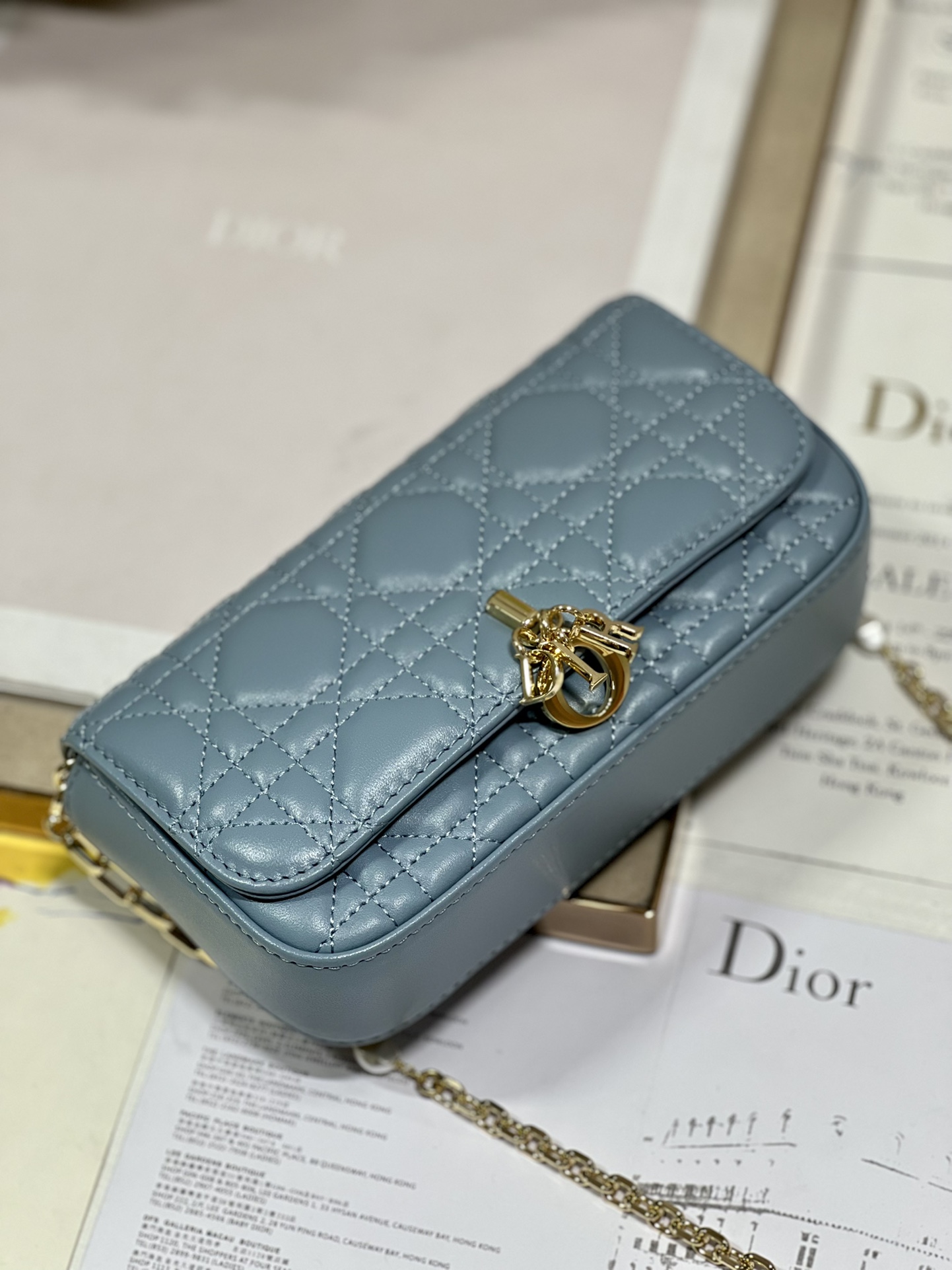 Mini Miss Dior Bag White/ Black/ Blue/ Light Purple For Women 7 in/18.cm1:1High-quality replica