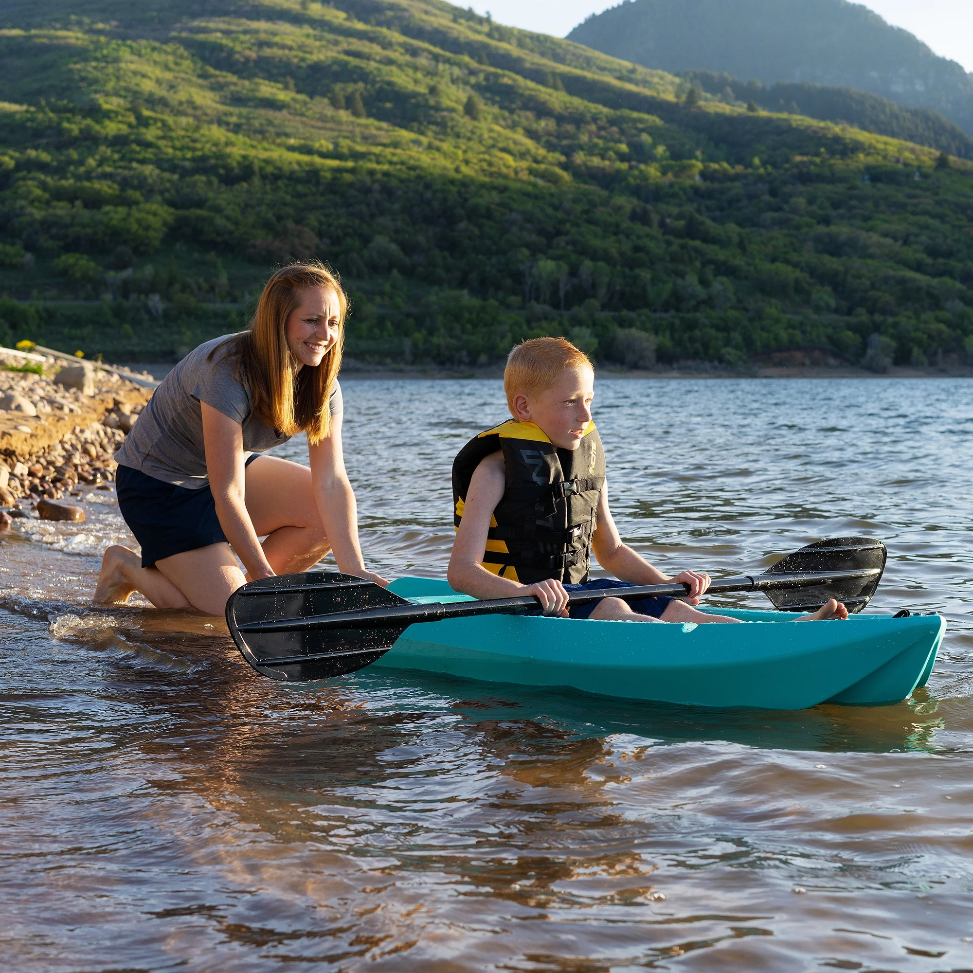 Lifetime Wave 6 ft Youth Kayak, Fire Red (91401) - Image 100