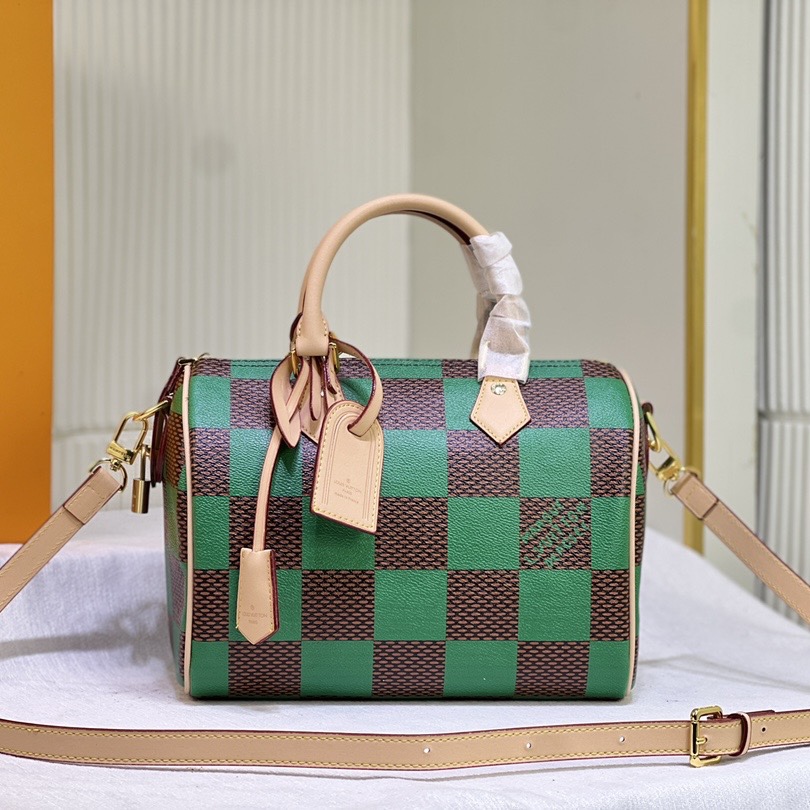 Louis Vuitton LV  Speedy 25 Checkerboard Shoulder Bag Handbag1:1High-quality replica