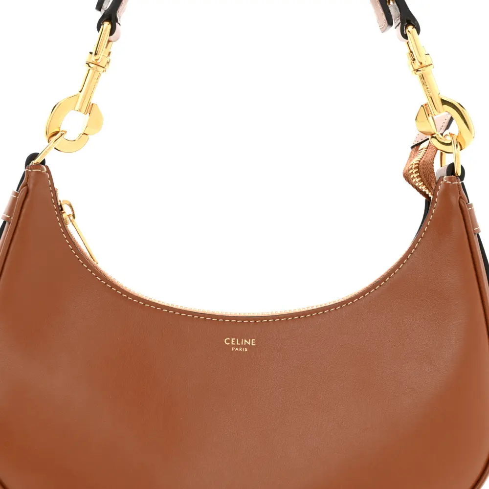 Replica Celine Tan Ava Shoulder Bag – Gold Hardware Details1:1High-quality replica