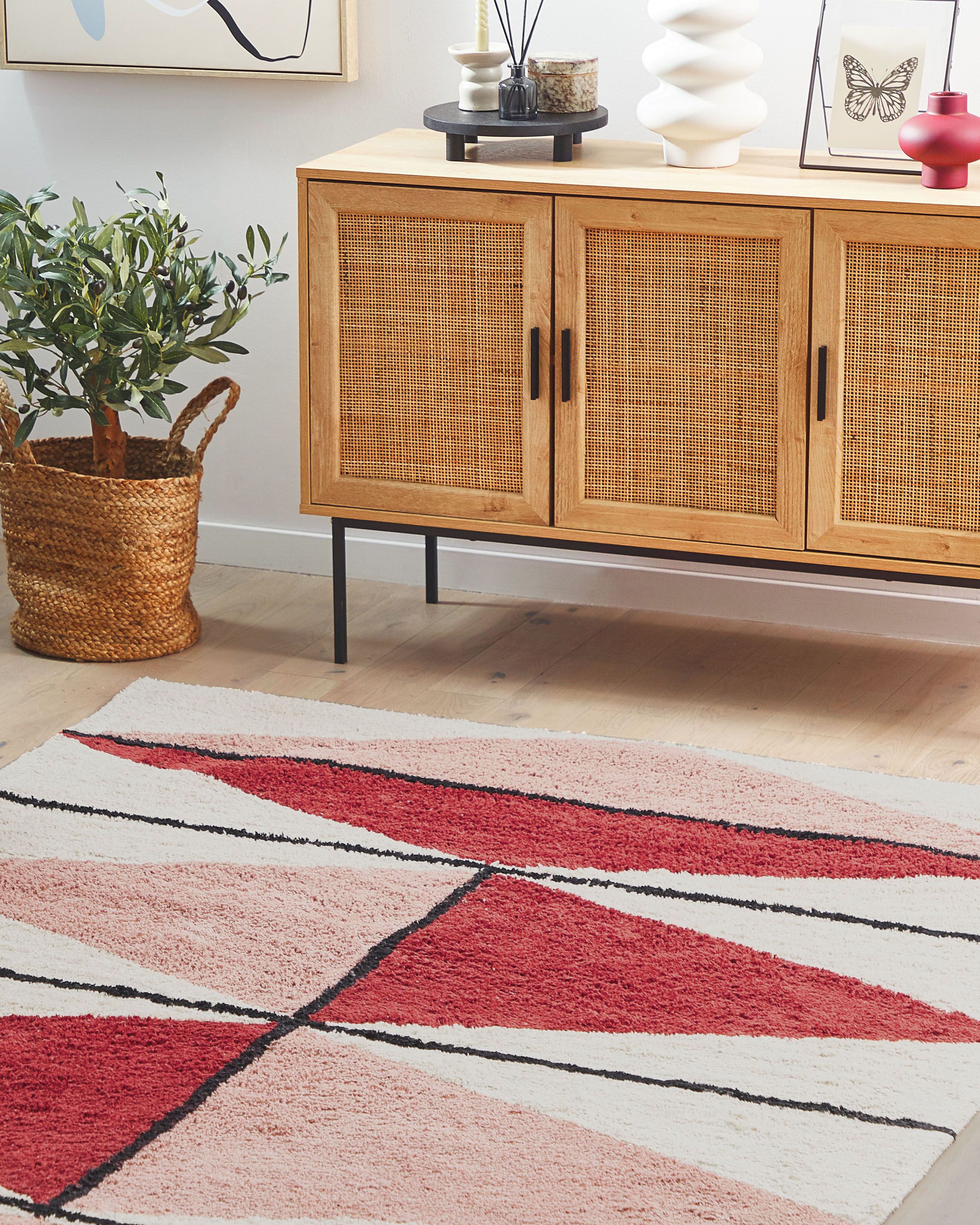 Rug PURNIA Multicolour 160 x 230 cm Cotton