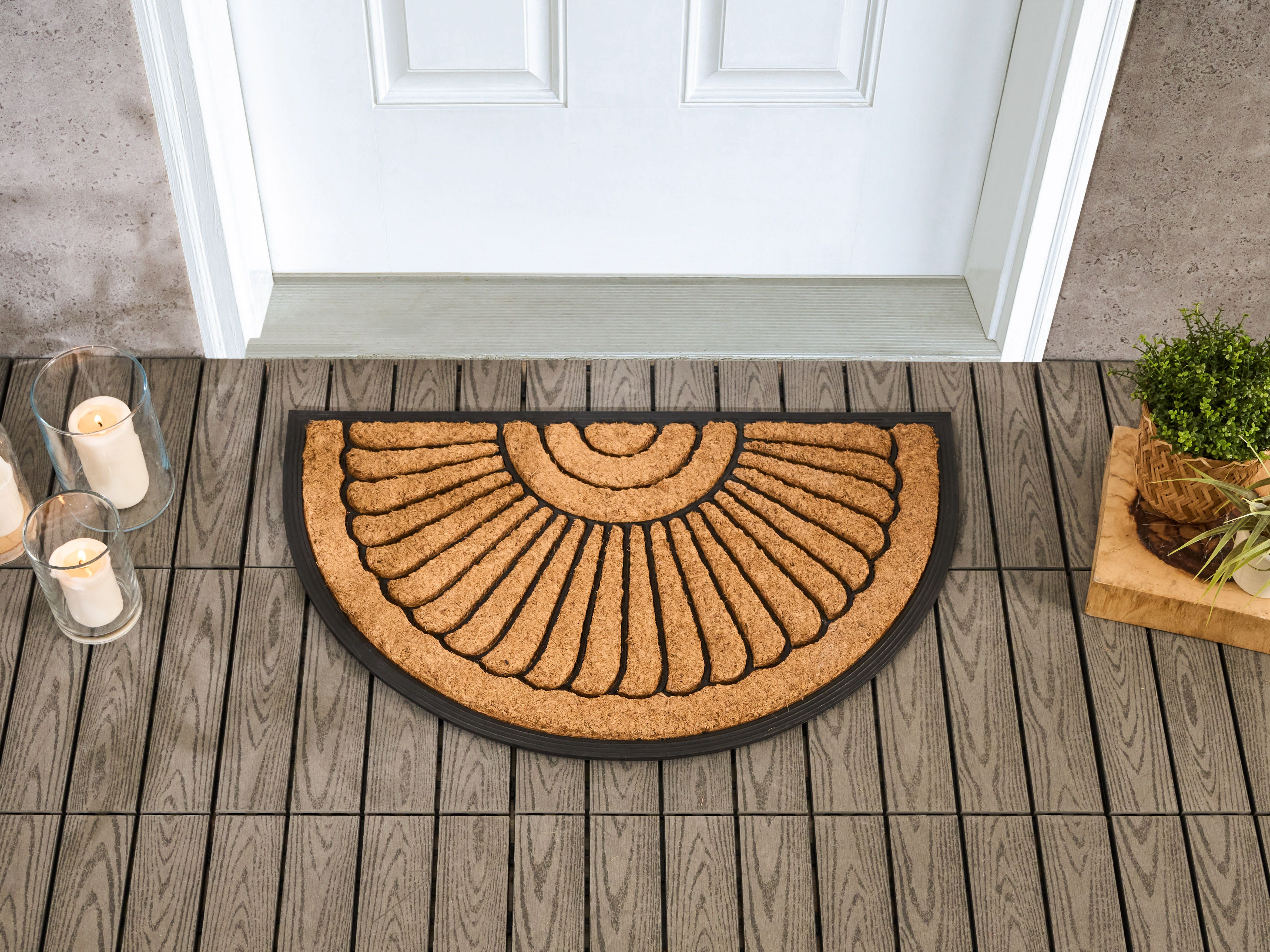 Doormat KORYAK Natural 45 x 75 cm Coir