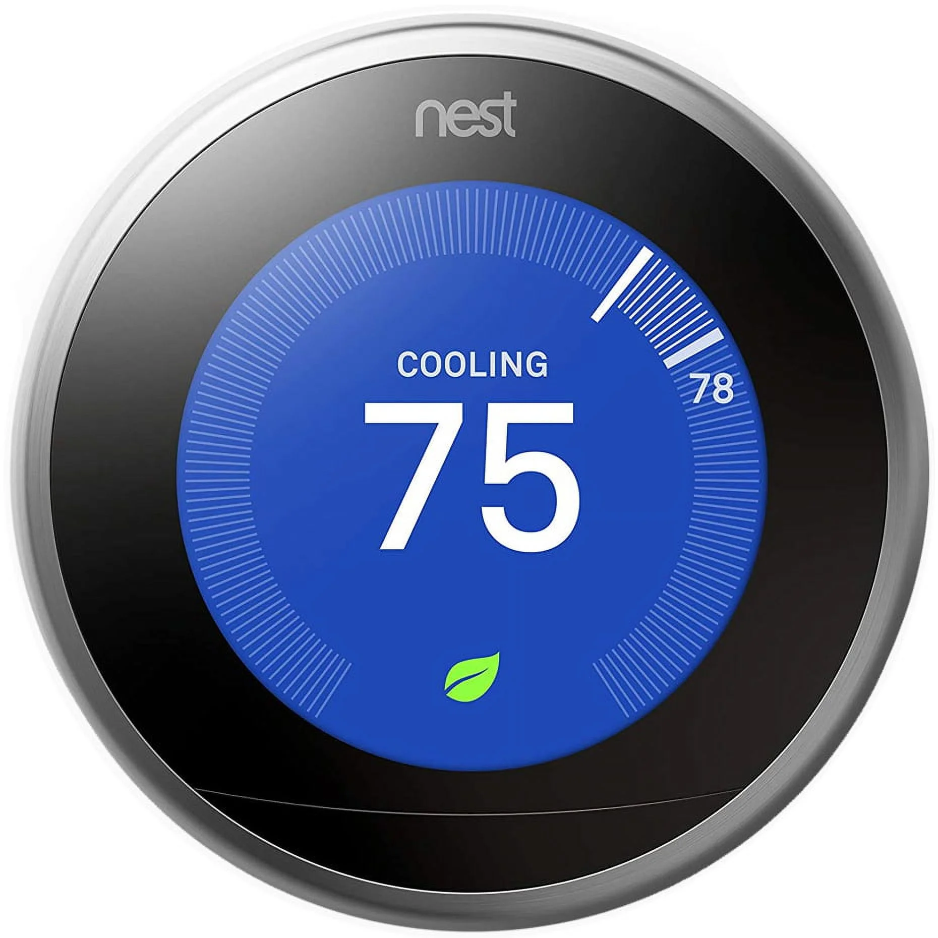 Google Nest Learning Smart Thermostat - 3rd Generation - Stainless Steel T3007ES Bundle with Deco Essentials Wall Mount Plate Cover Kit for Google Nest Thermostat - Image 7