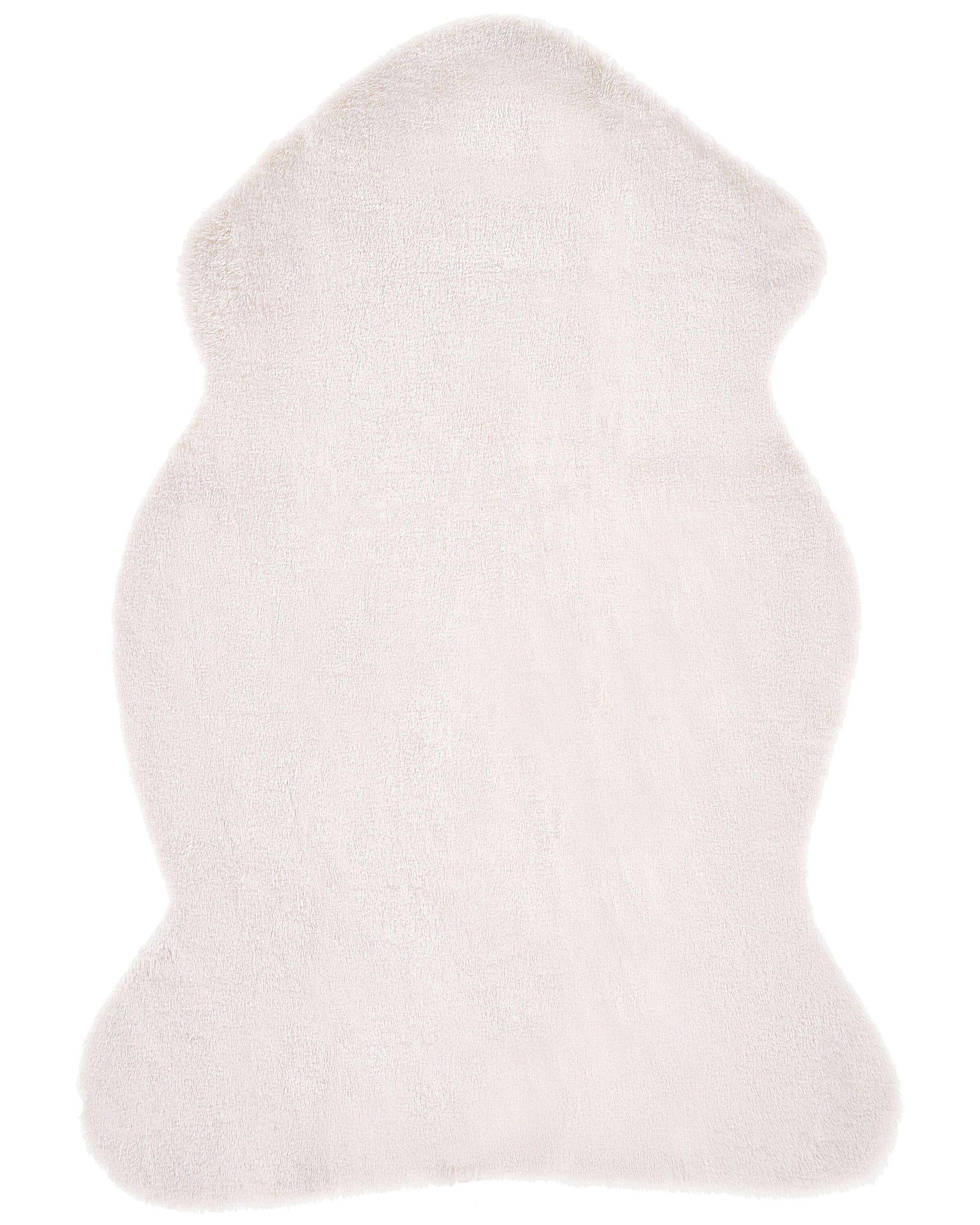 Faux Fur Rug UNDARA Off-White 60 x 90 cm