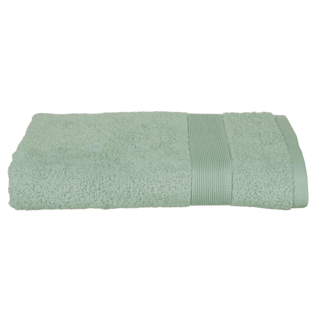 Shower towel "Essential", cotton Cotton, Green, 70x130 cm, 450 g/m&sup2;