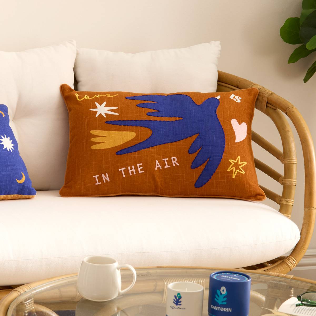 Cushion "Libertad" Terracotta, 58x38 cm