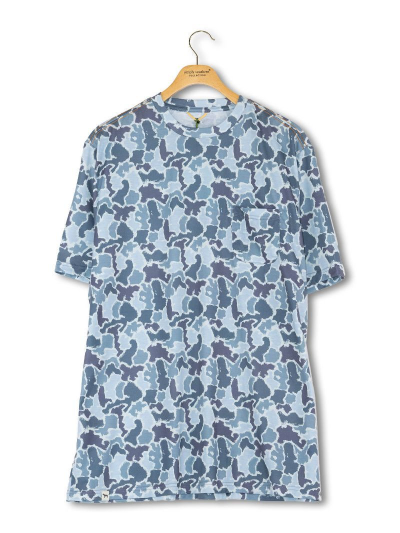 0126-MN-TEE-CAMO-BLUCMO - Simply Southern Outlet