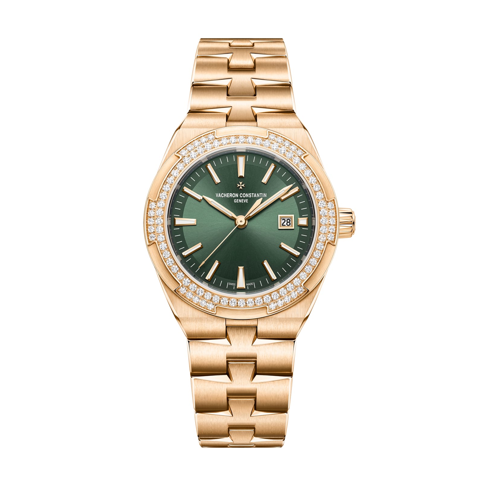 Replica Watches Fake Vacheron Constantin Overseas self-winding 35 MM PINK GOLD(1:1 replica) - Top club