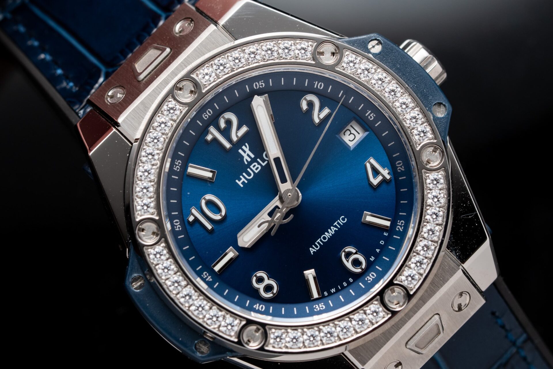 Hublot Big Bang One Click Fake Watch Blue Dial 39mm - Top club