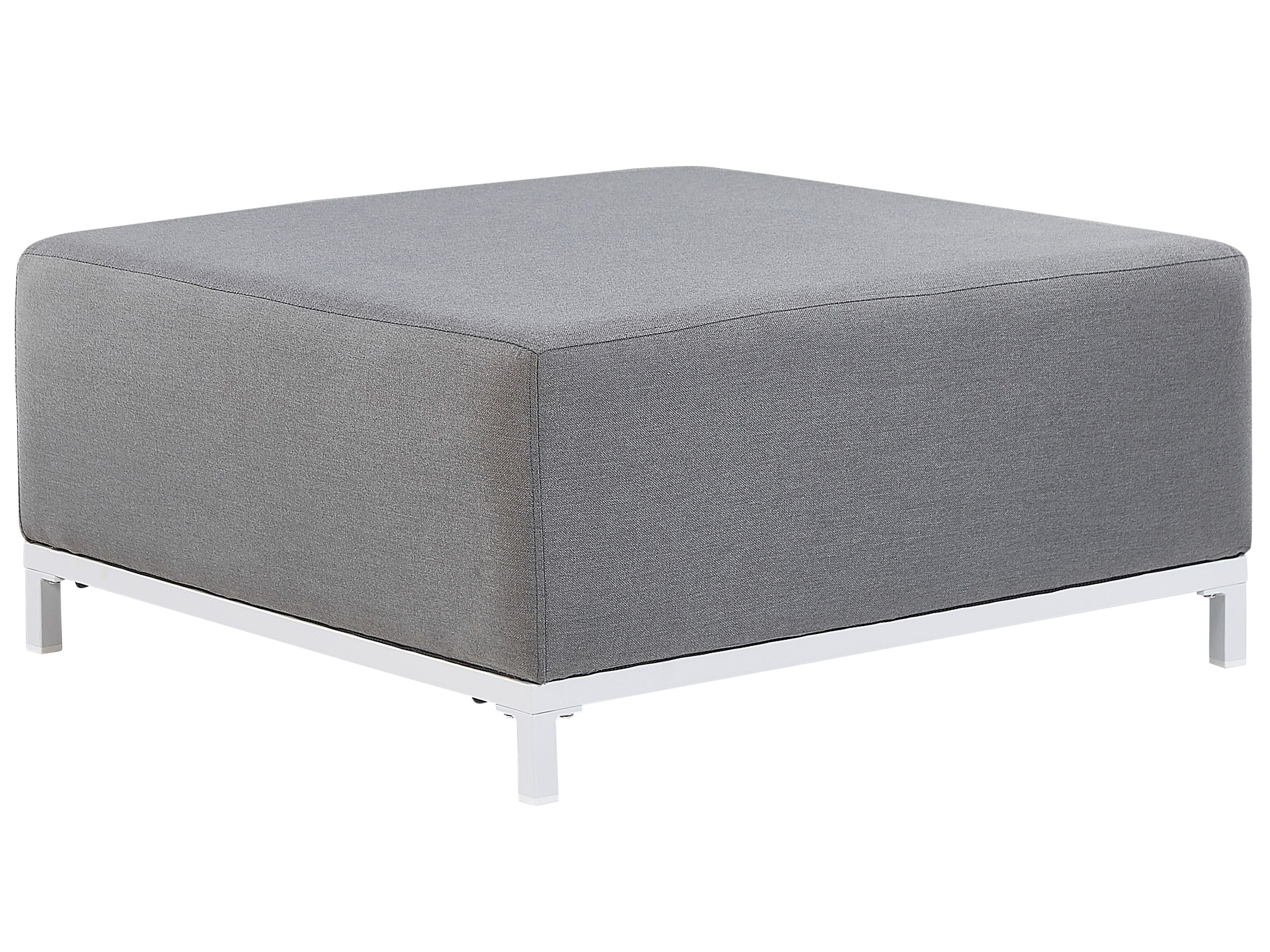 Ottoman ROVIGO Fabric Grey