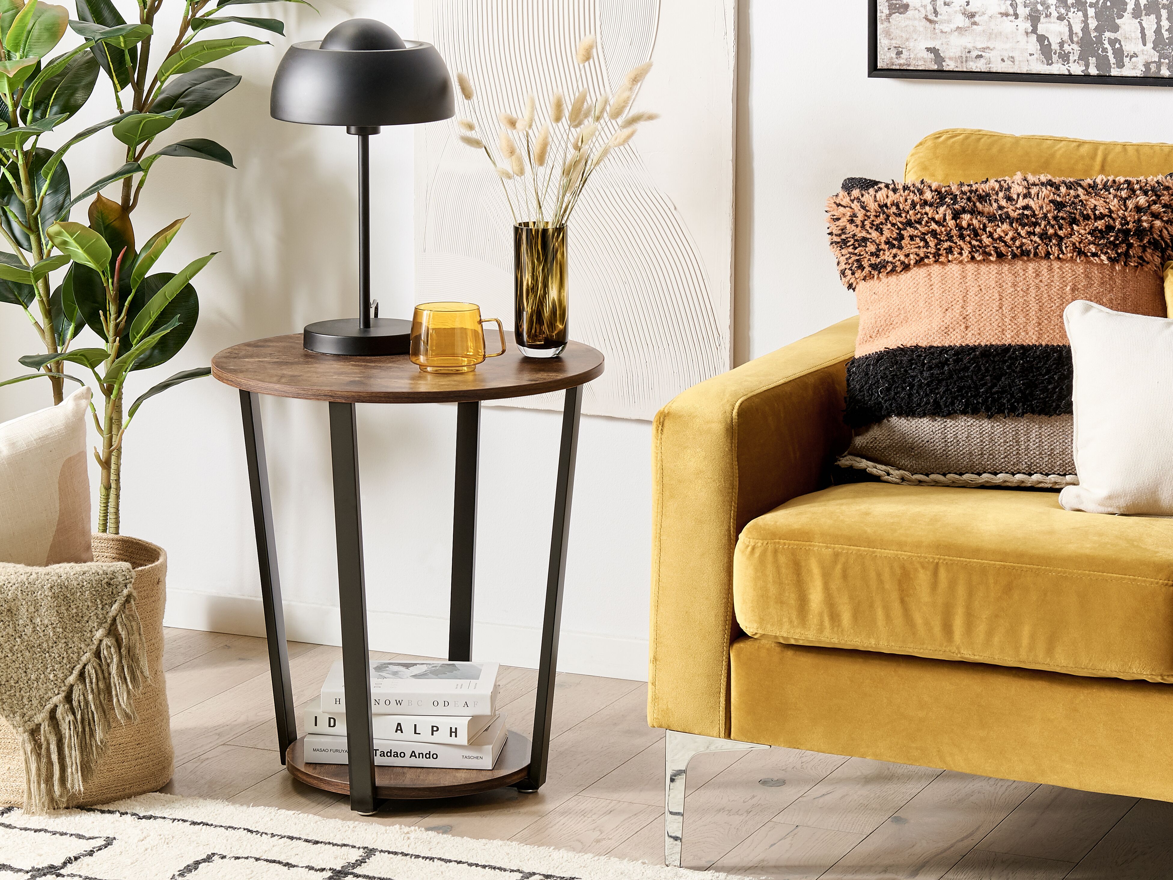 Side Table ORICK Dark Brown