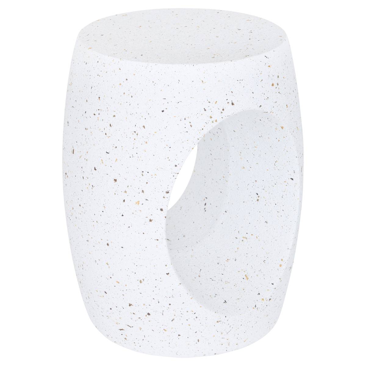 Side Table "Narlon" D.38 cm, White