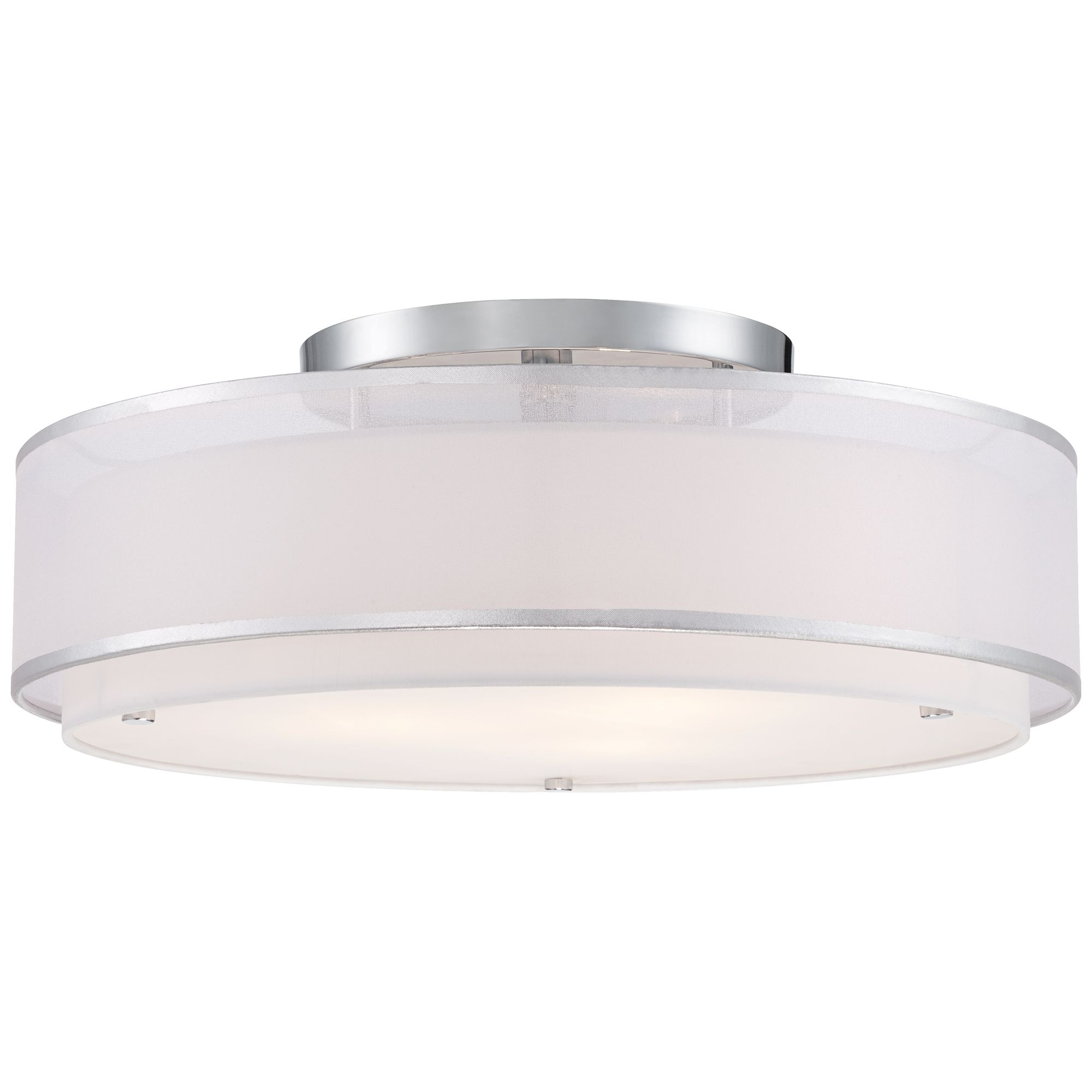 Possini Euro Design Modern Ceiling Lighting Semi Flush Mount Fixture 20