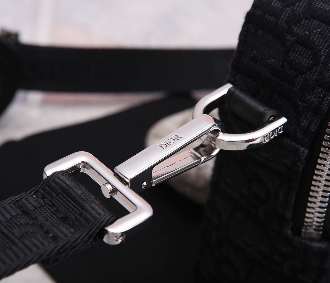 Dior Christian Dior Safari Messenger Bag Black For Women‎ 8.6in/22cm CD 1ESPO206YKY_H10E1:1High-quality replica