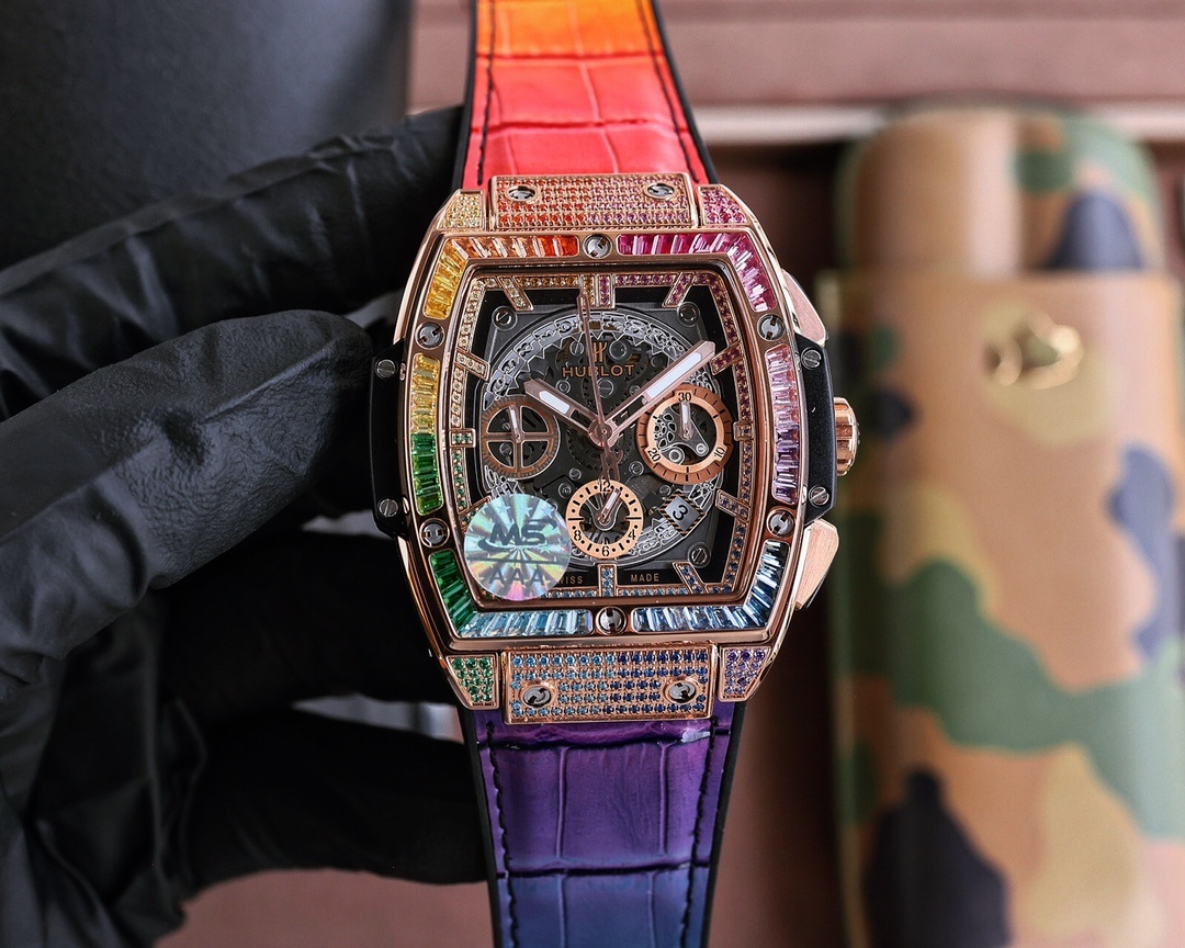 HUBLOT Spirit of Big Bang King Gold Rainbow 32mm(1:1 replica) - Top club