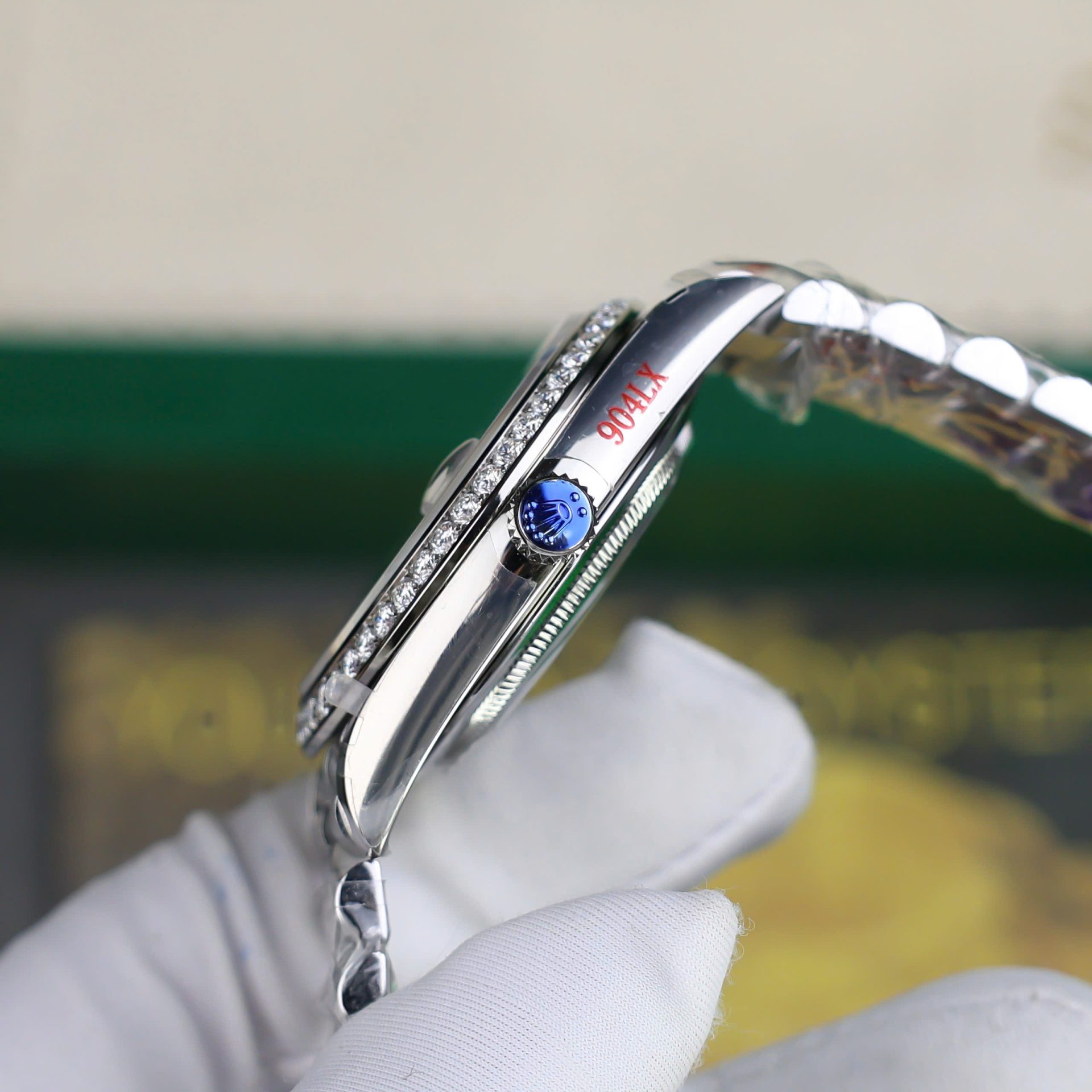Rolex Day-Date Best Copies Watch Diamonds Moissanite Custom GM Factory 40mm - Top club