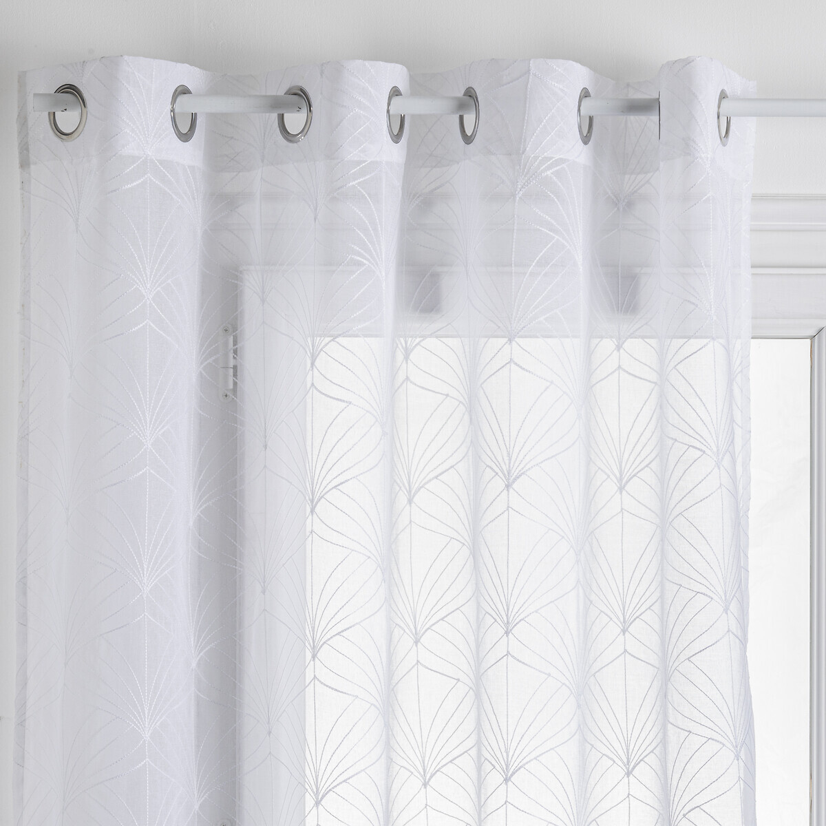 Sheer curtain "Mia" White, 140x240 cm