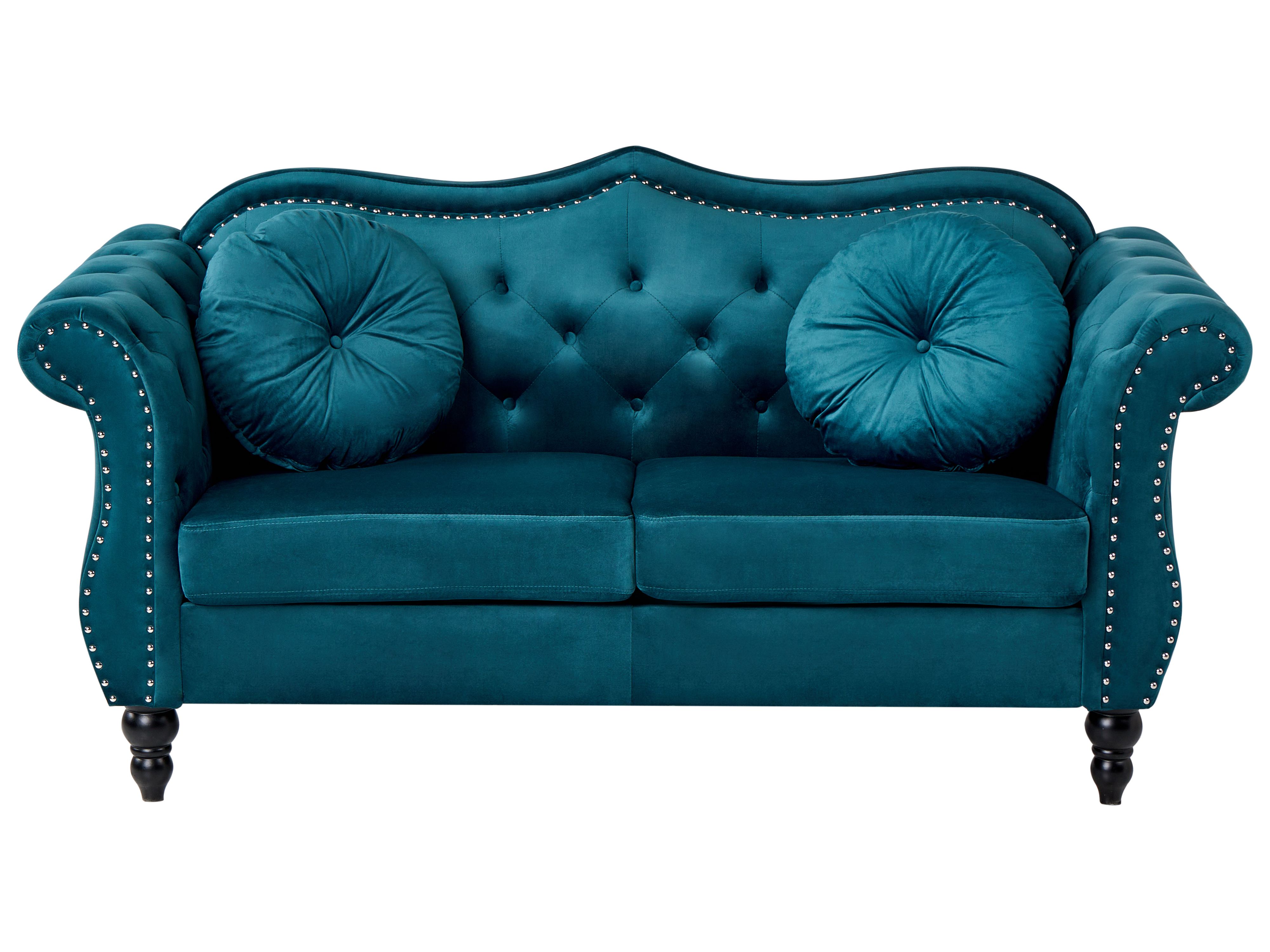 Sofa 2 Seater SKIEN Velvet Teal